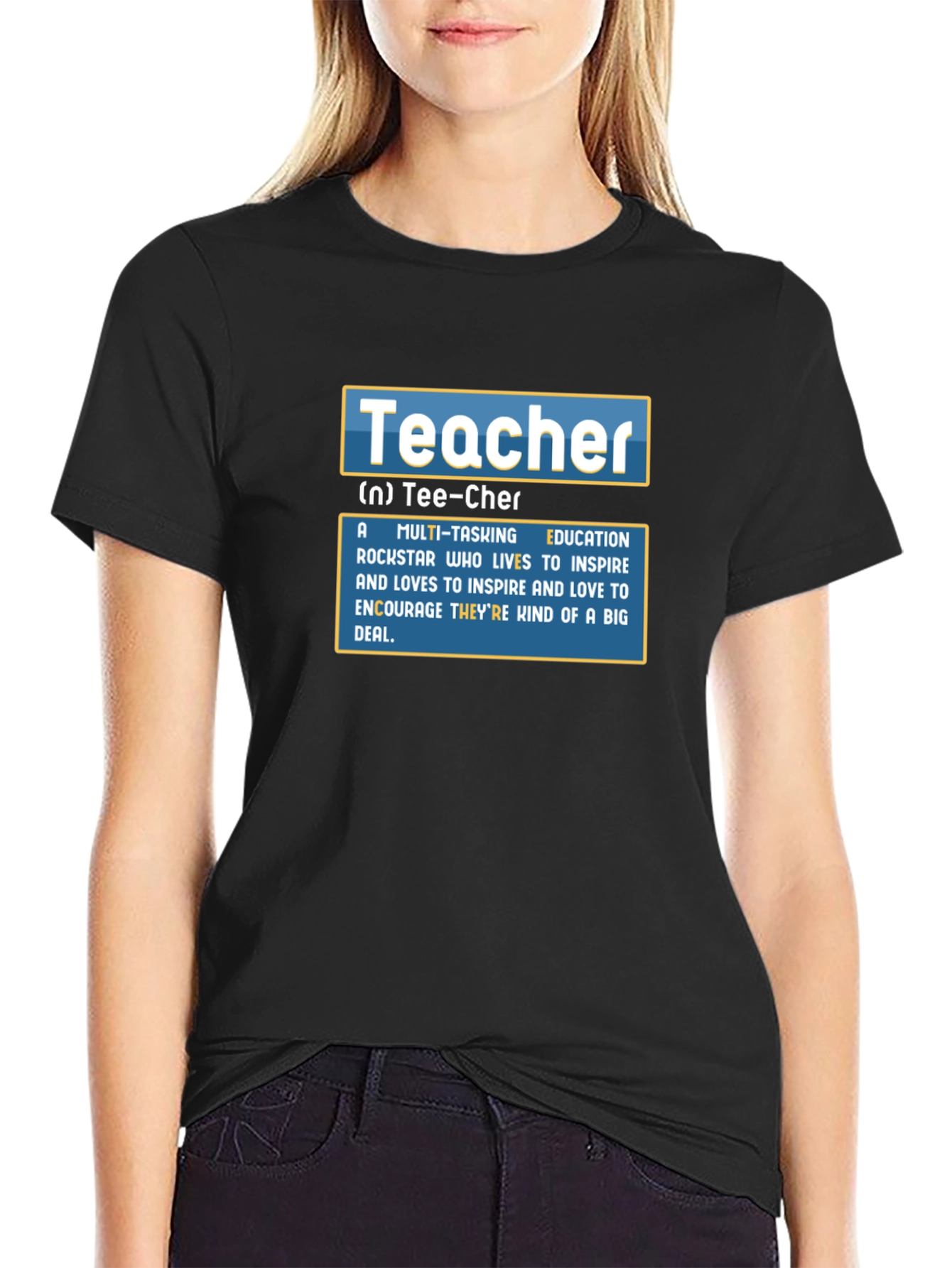 Teacher Definition Graphic Tee - Educator Appreciation Gift
