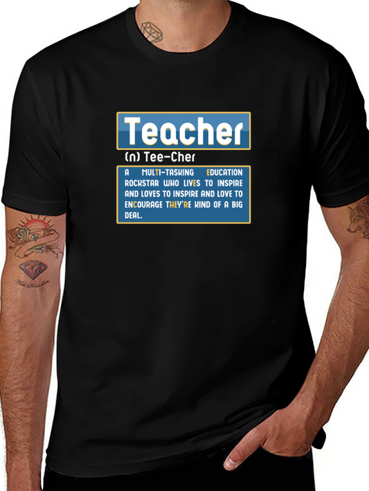 Teacher Definition Graphic Tee - Educator Appreciation Gift