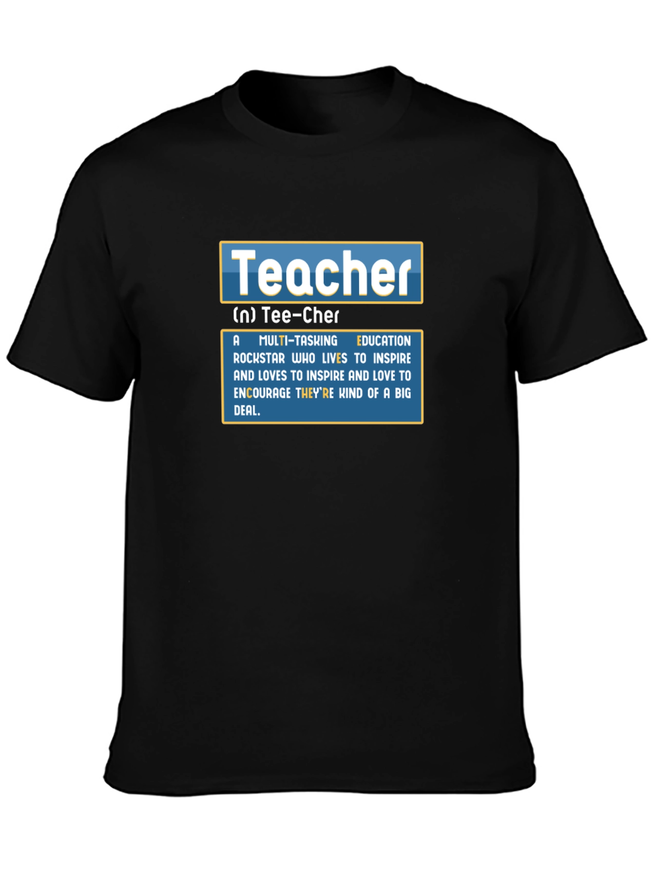 Teacher Definition Graphic Tee - Educator Appreciation Gift