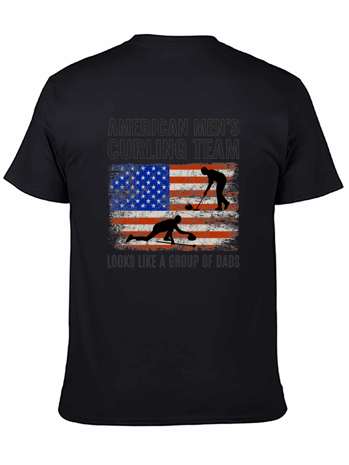 American Mens Curling Team T-Shirt