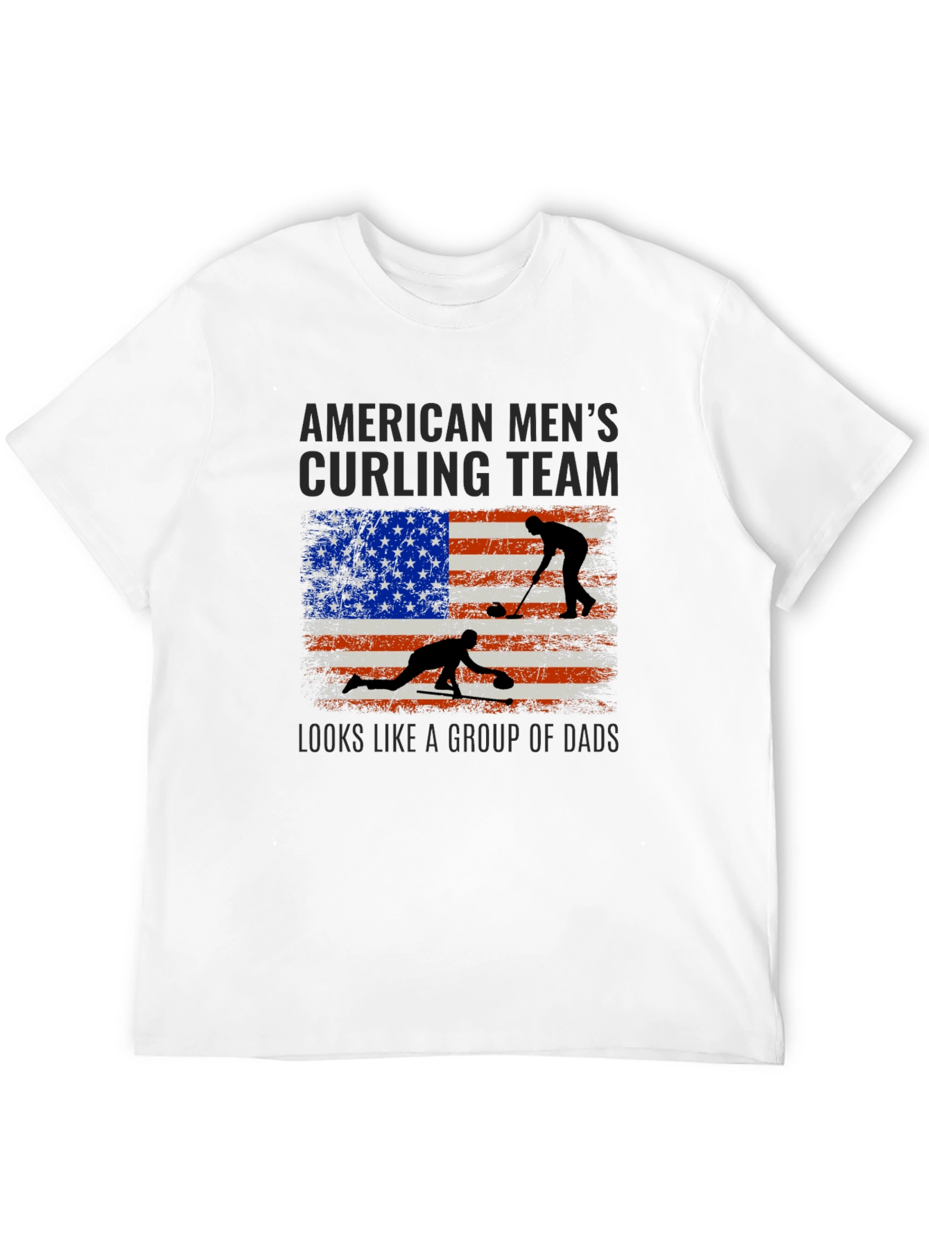 American Mens Curling Team T-Shirt