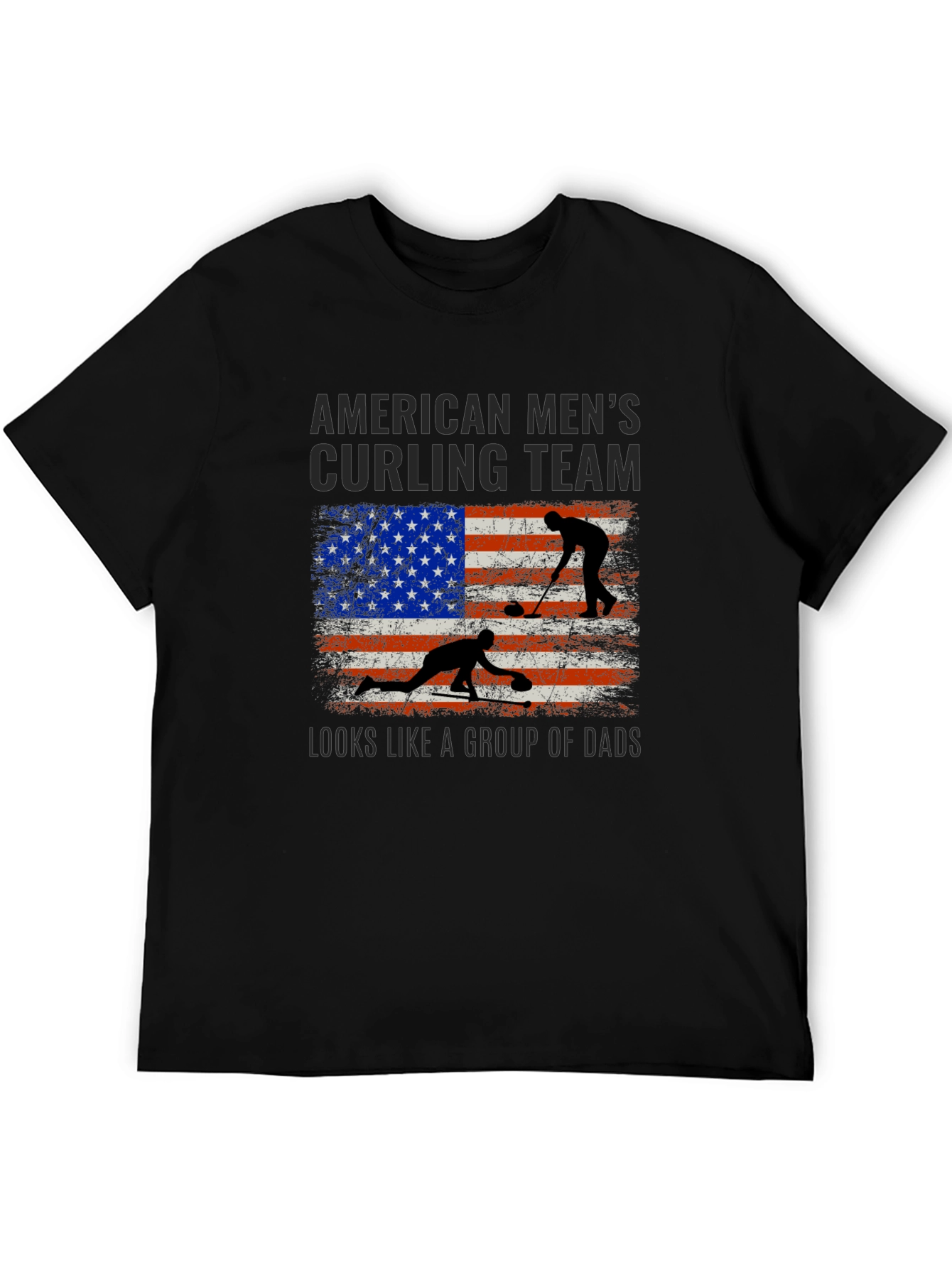 American Mens Curling Team T-Shirt