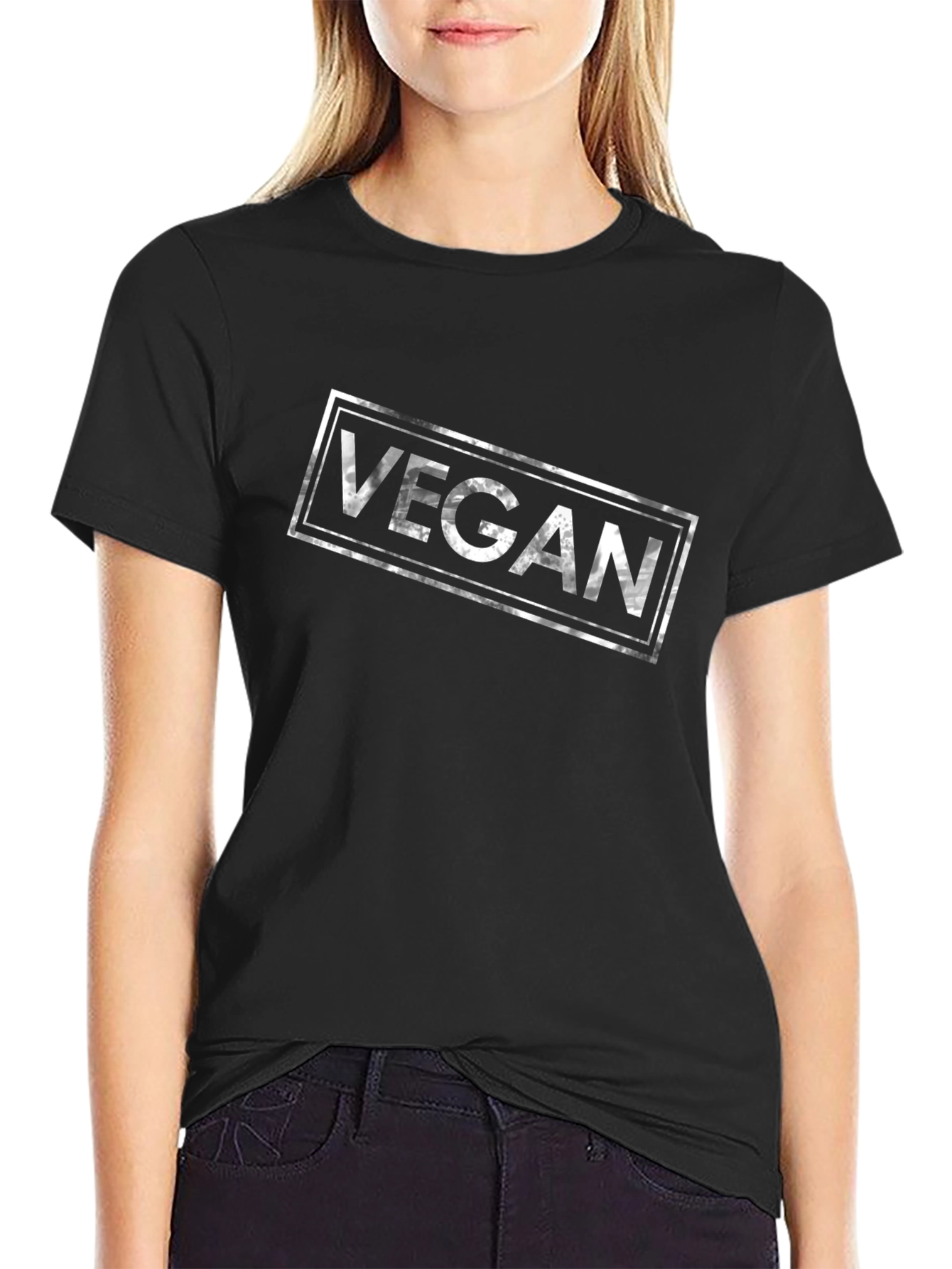 Vegan T-Shirt - Black Graphic Tee