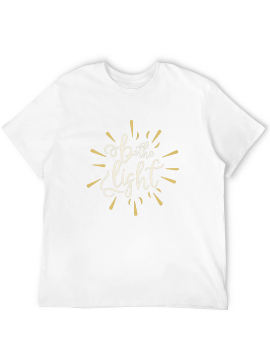 Be the Light Graphic Tee - Soft Cotton Black T-Shirt