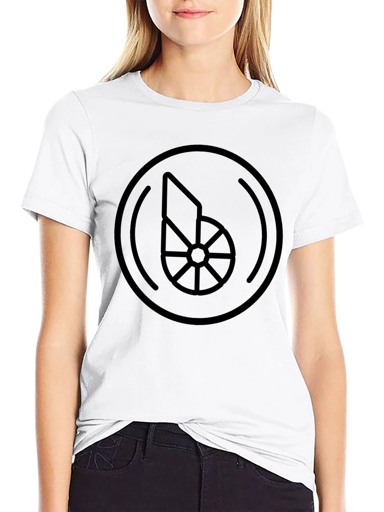 Abstract Circle Graphic T-Shirt - Unisex Cotton Tee