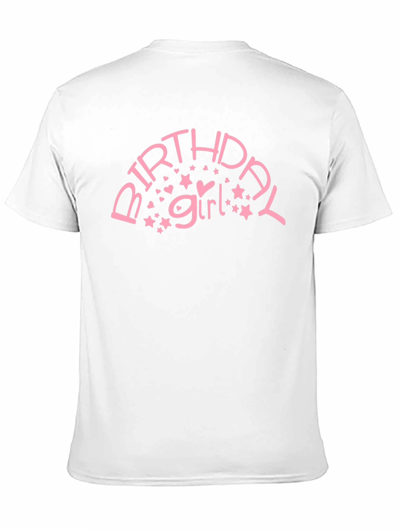 Birthday Girl Graphic Tee - Black Cotton T-Shirt