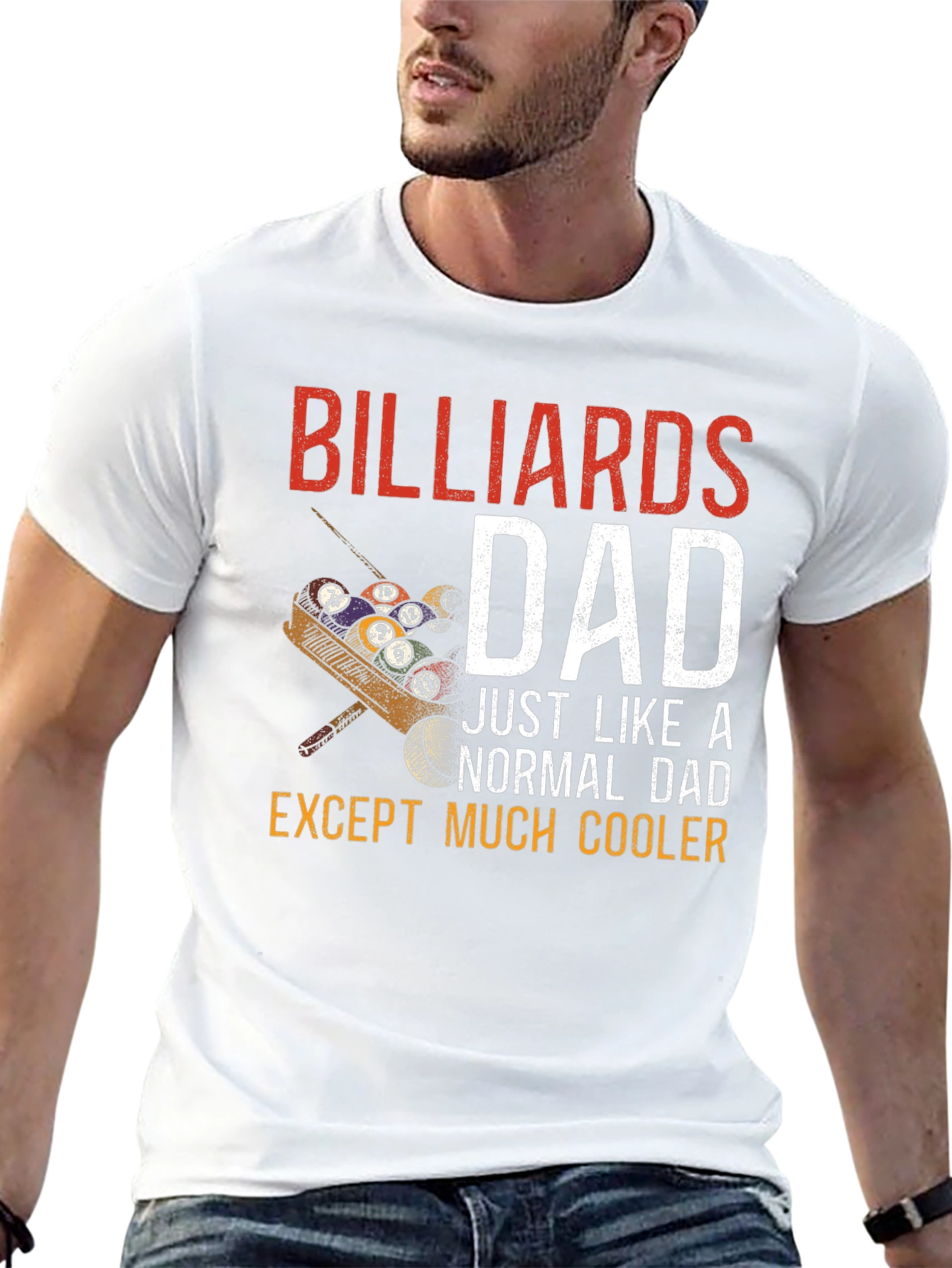 Billiards Dad Graphic Tee