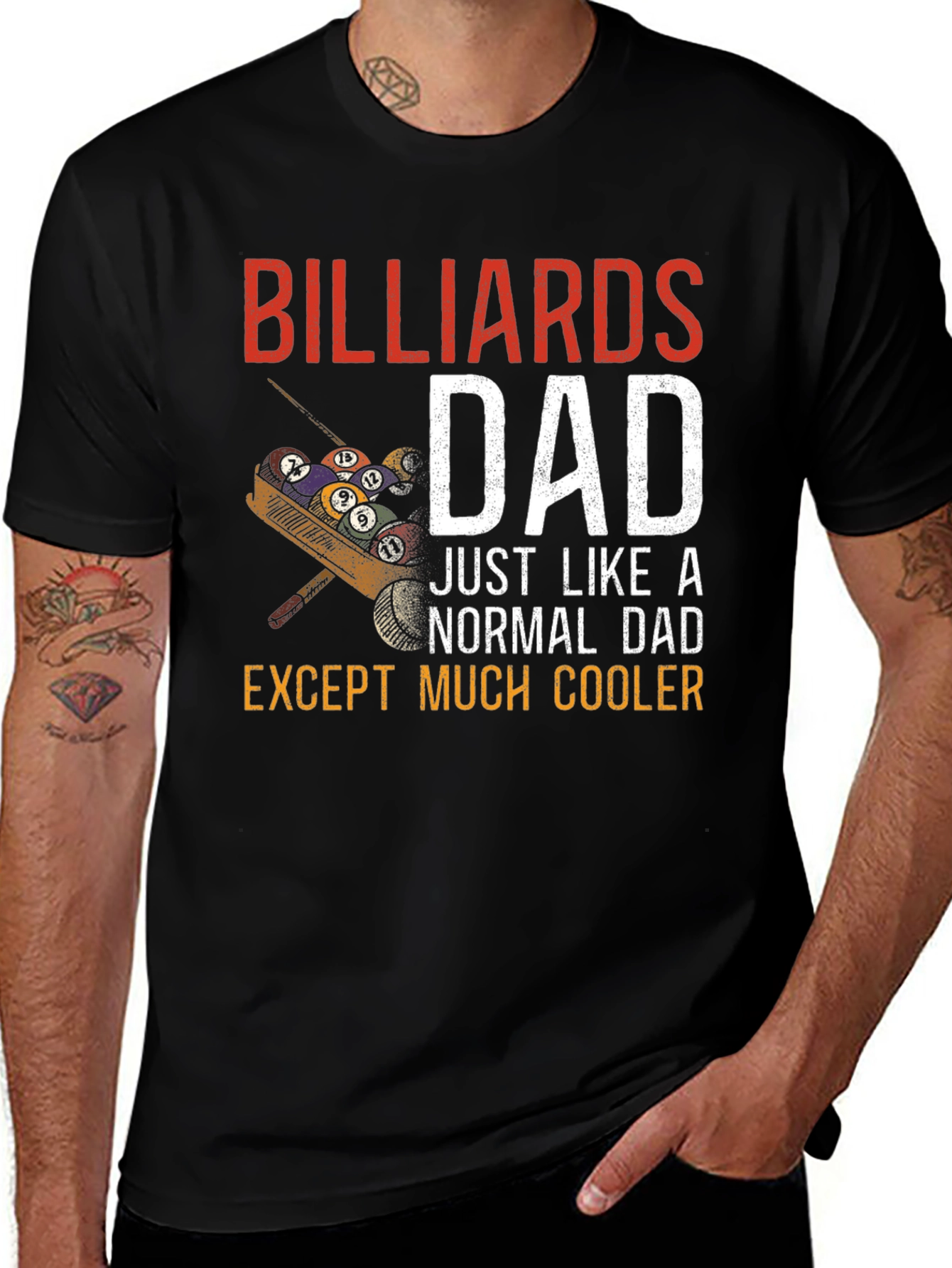 Billiards Dad Graphic Tee