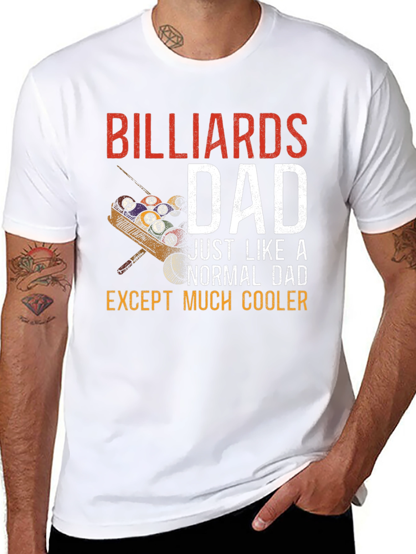 Billiards Dad Graphic Tee