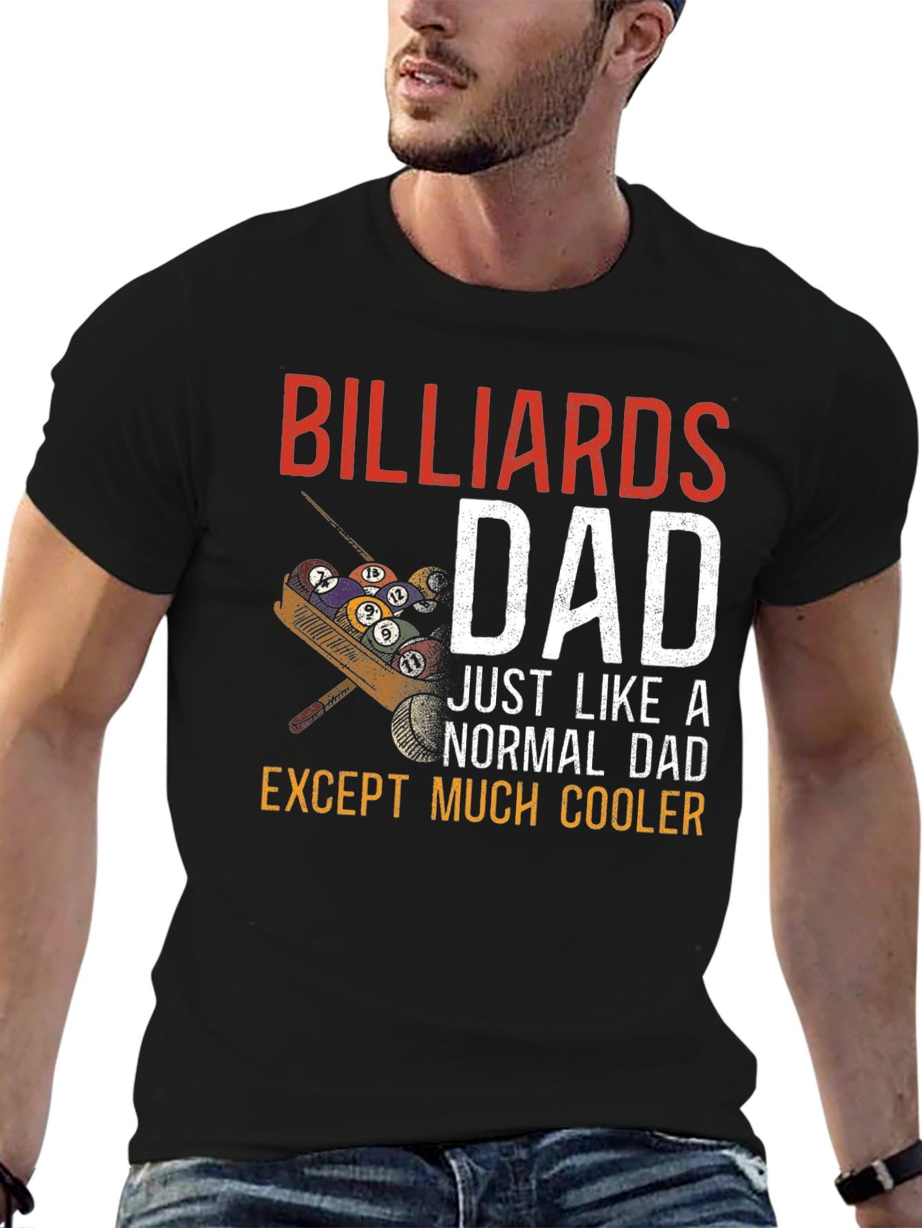 Billiards Dad Graphic Tee