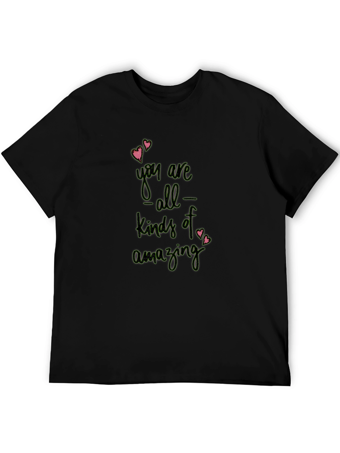 Amazing Tee - Positive Message Black T-Shirt