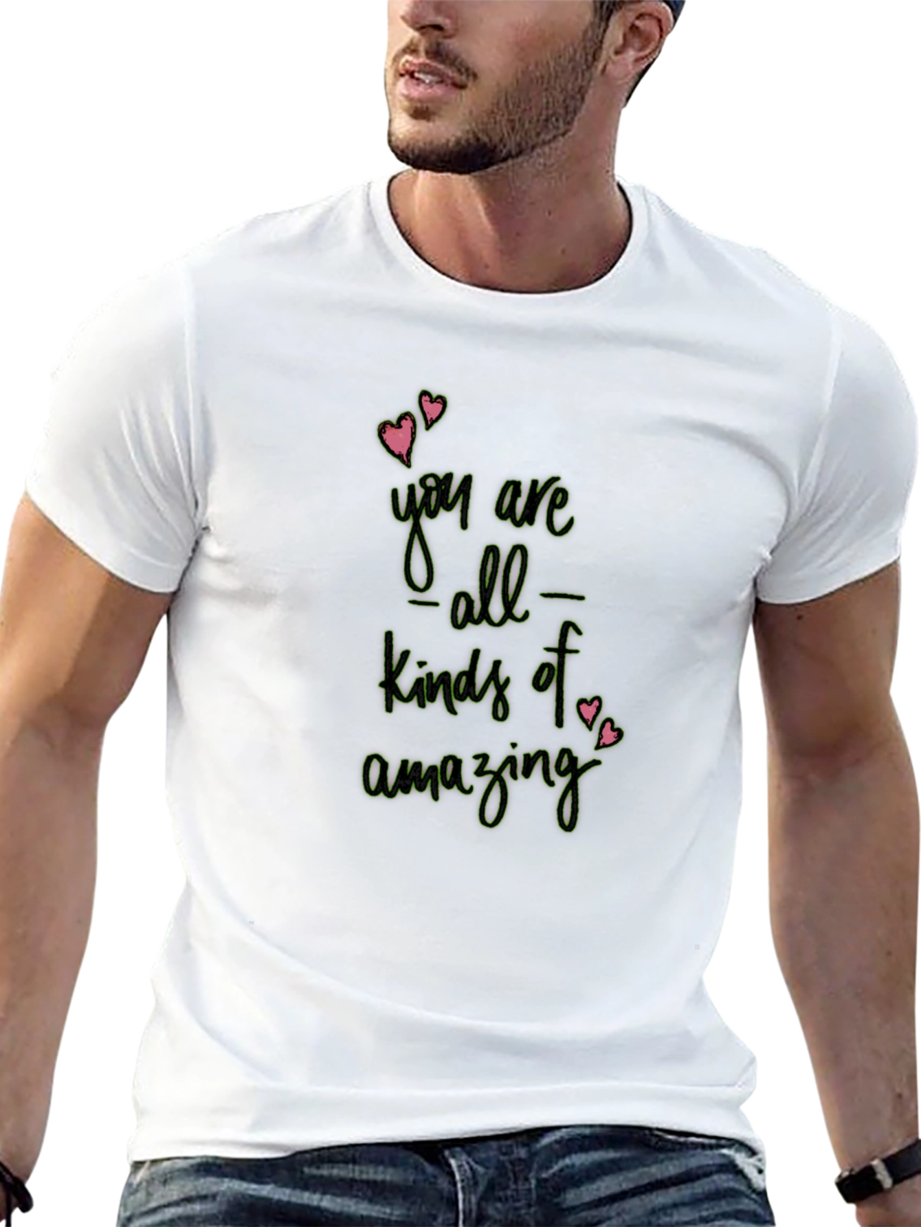 Amazing Tee - Positive Message Black T-Shirt