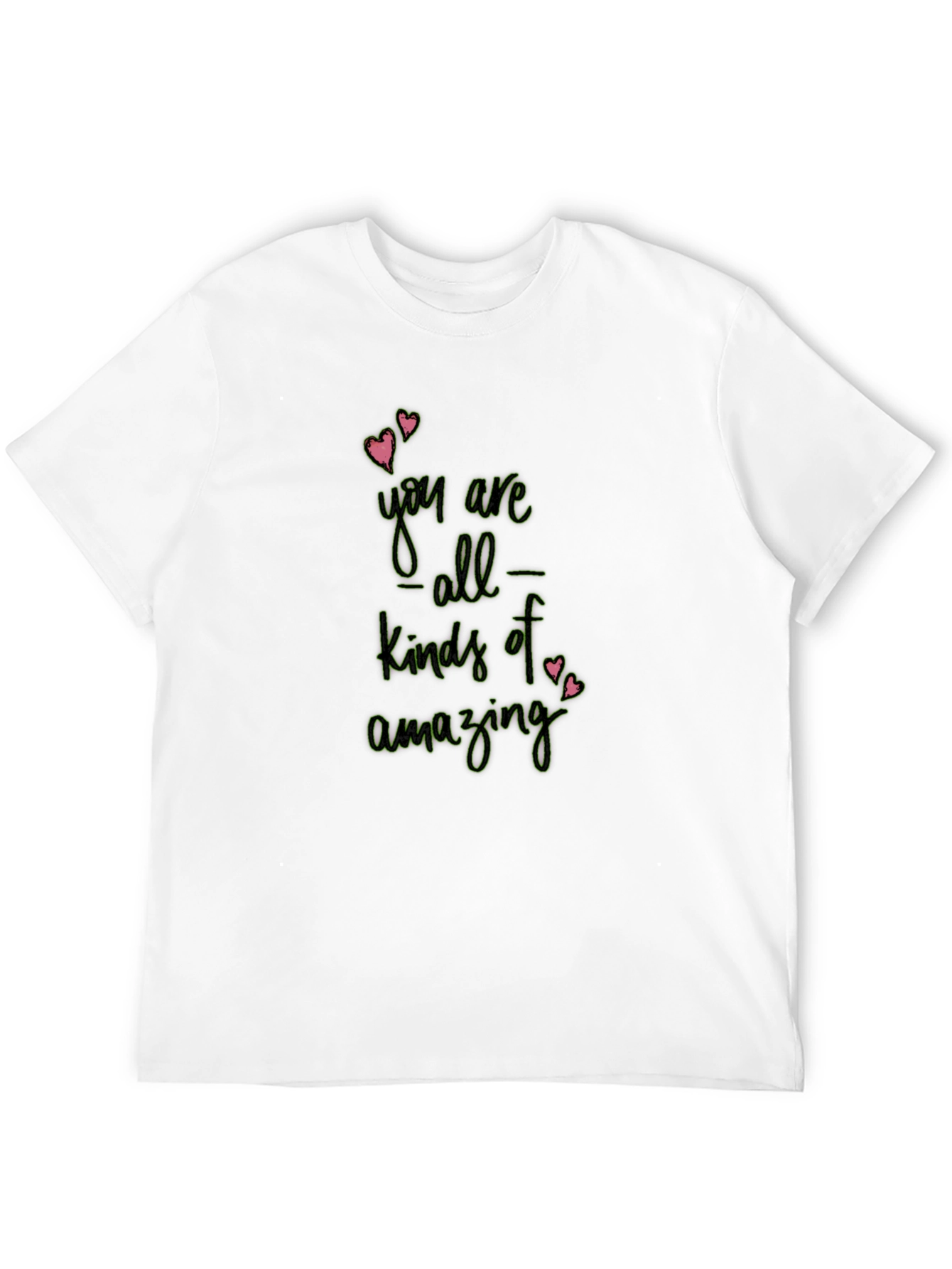 Amazing Tee - Positive Message Black T-Shirt