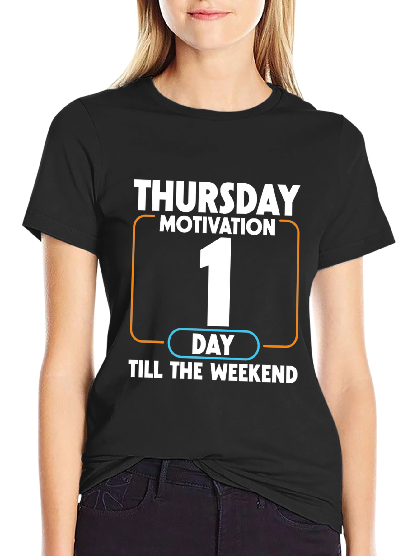 Thursday Motivation T-Shirt - One Day Till Weekend