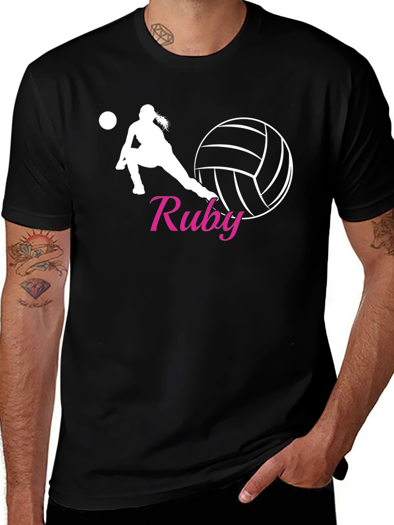 Volleyball Player Personalized T-Shirt