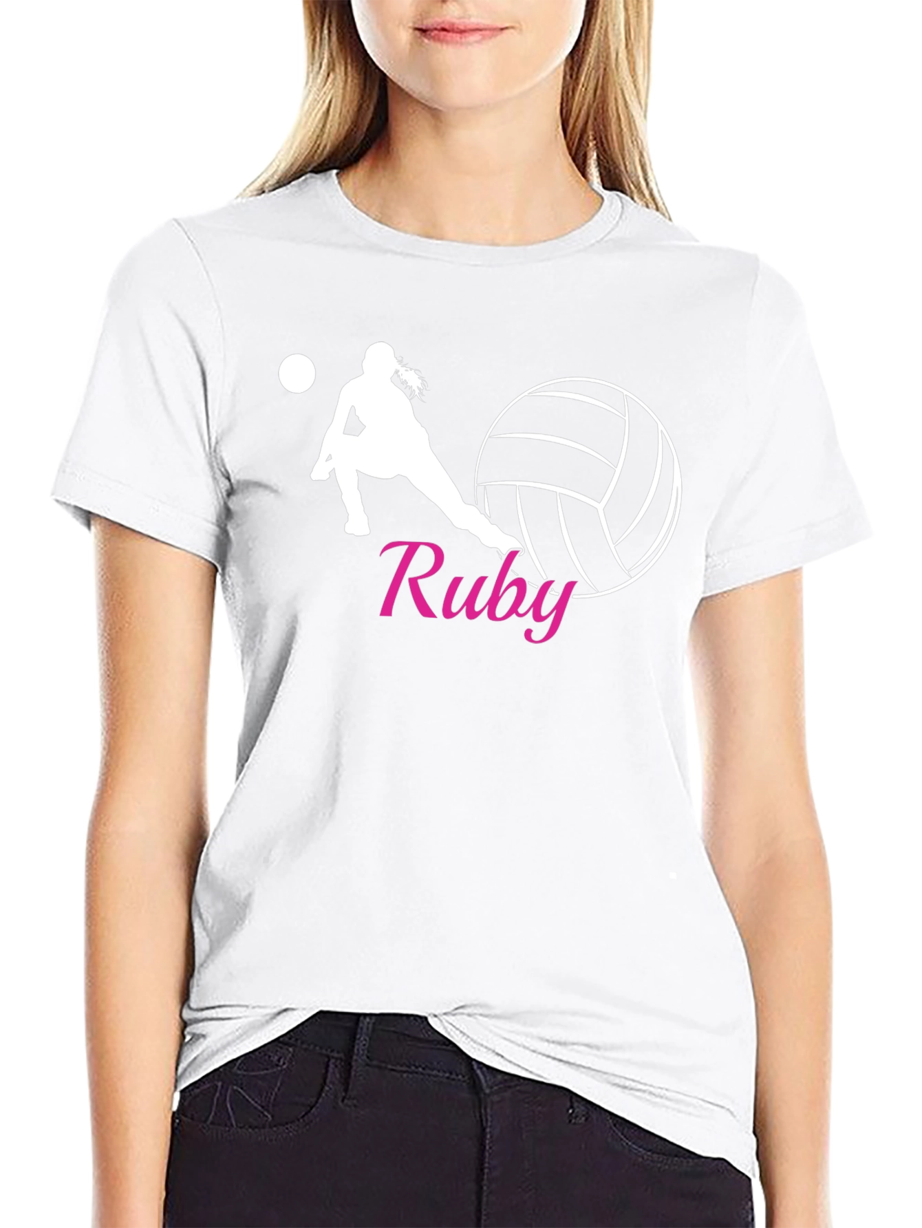 Volleyball Player Personalized T-Shirt