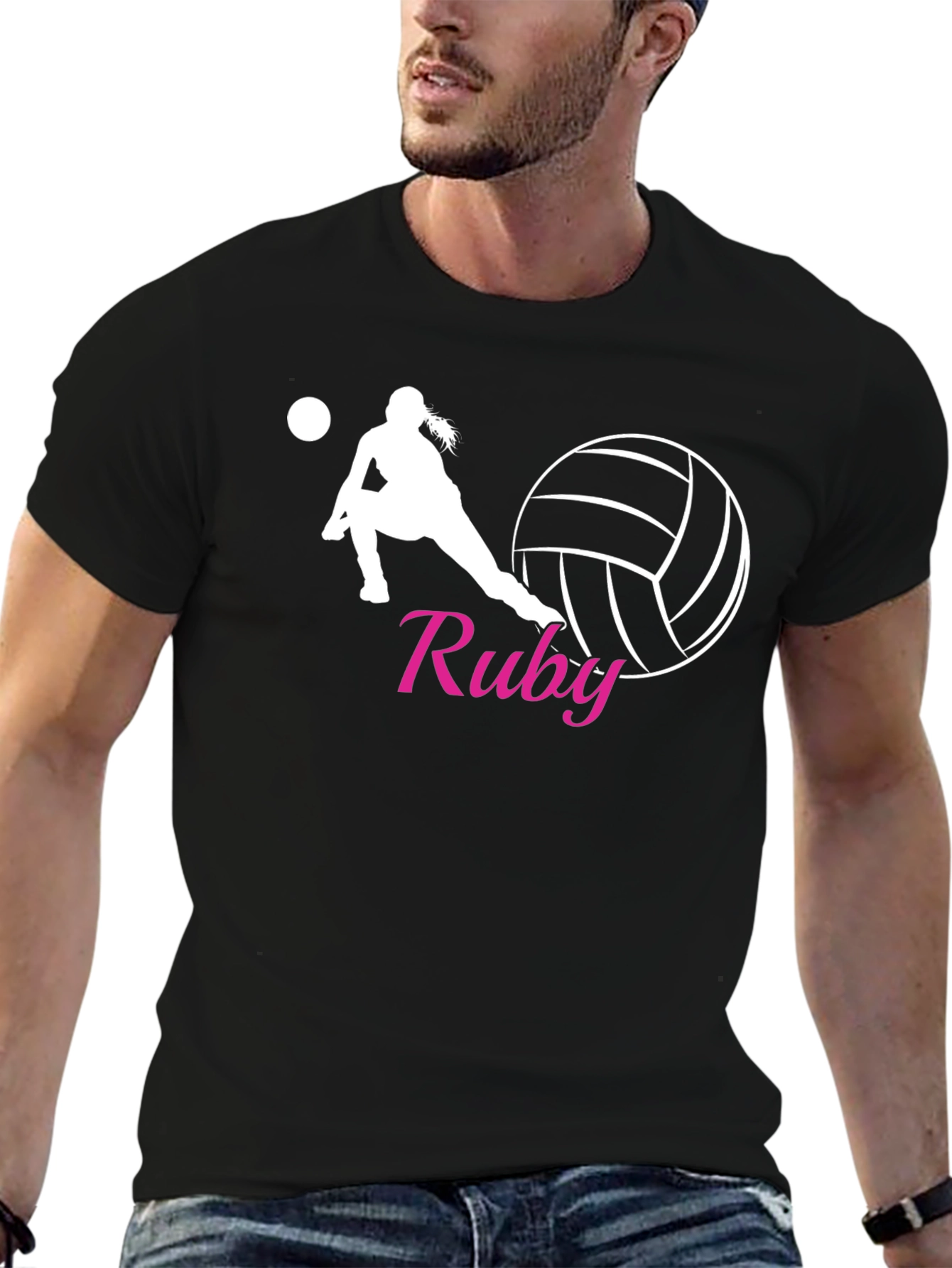 Volleyball Player Personalized T-Shirt