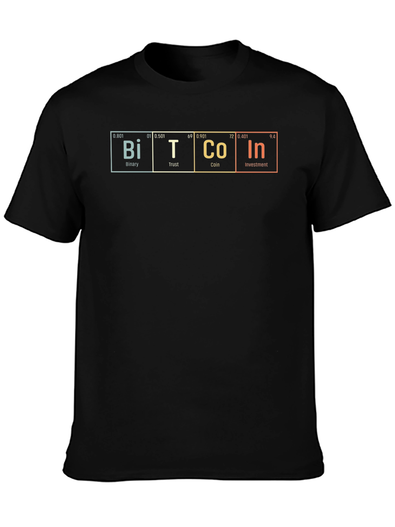 Bitcoin Periodic Table T-Shirt - Crypto Tee