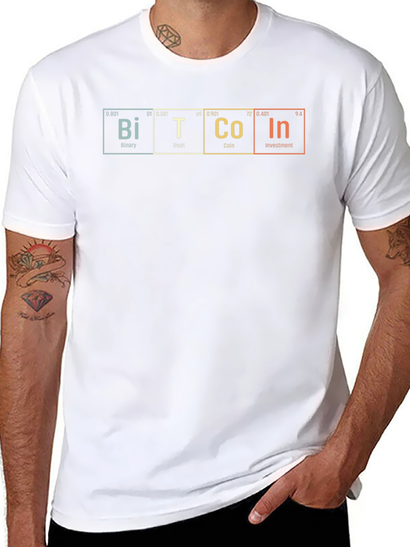 Bitcoin Periodic Table T-Shirt - Crypto Tee