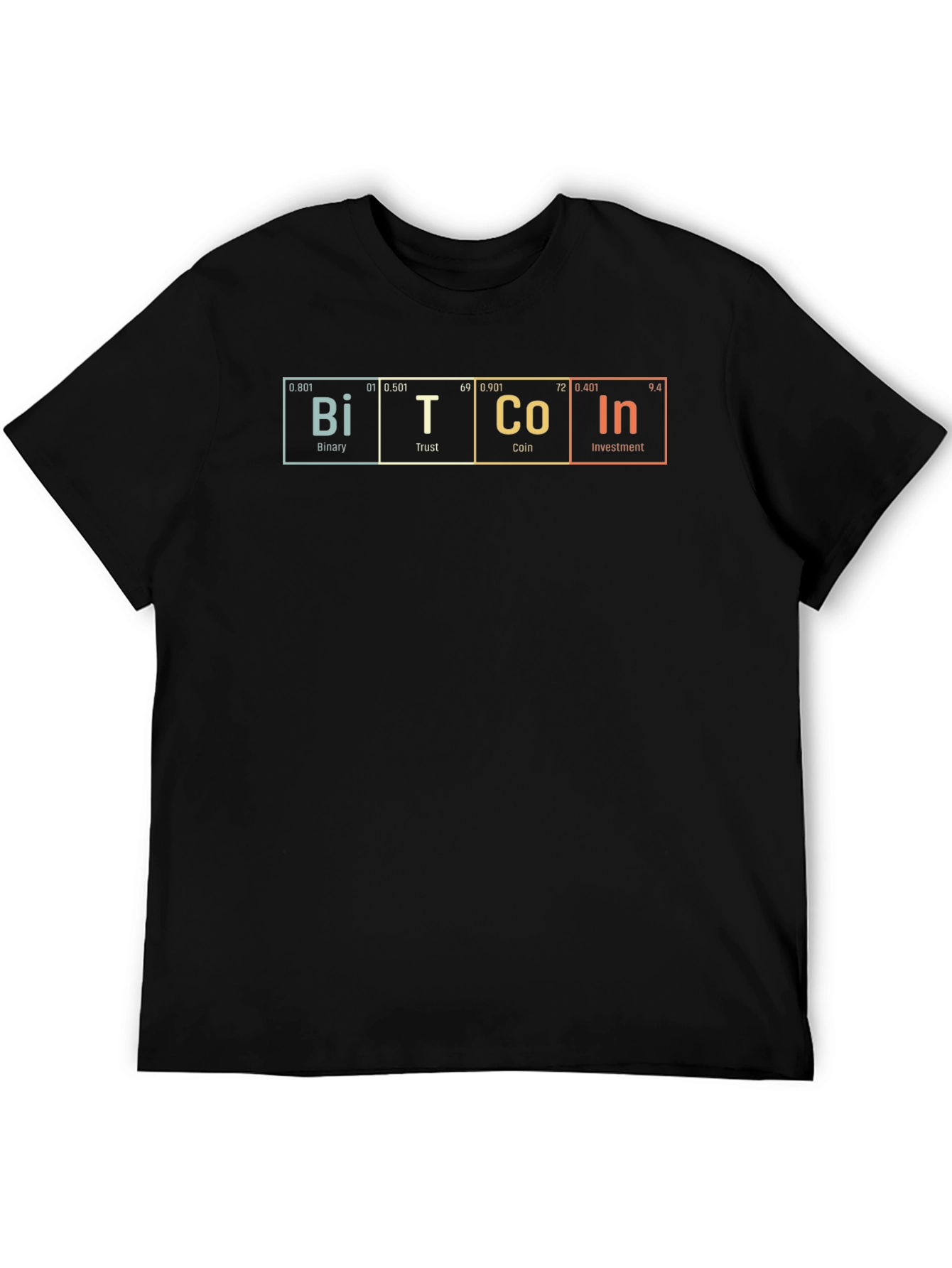 Bitcoin Periodic Table T-Shirt - Crypto Tee