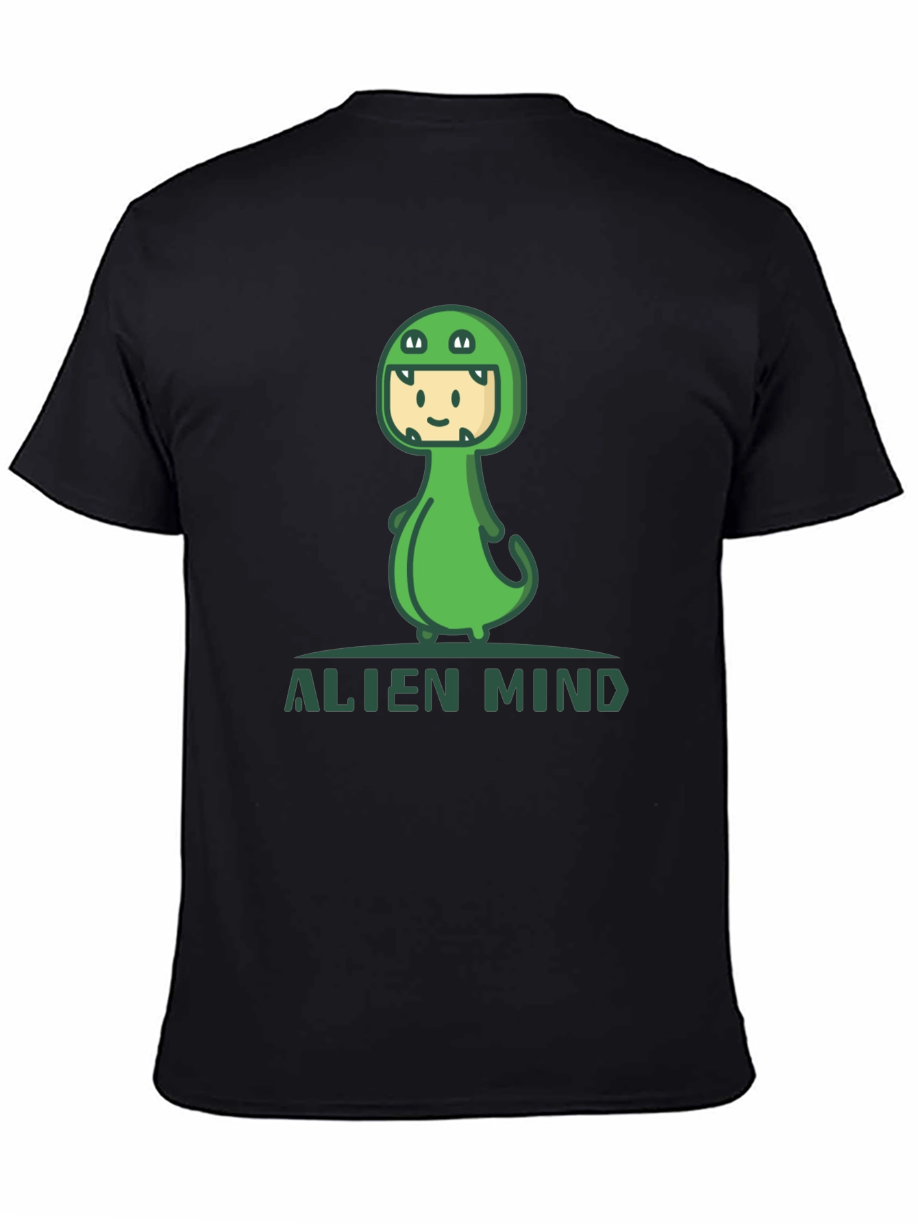 Alien Mind Dino T-Shirt - Fun Graphic Tee