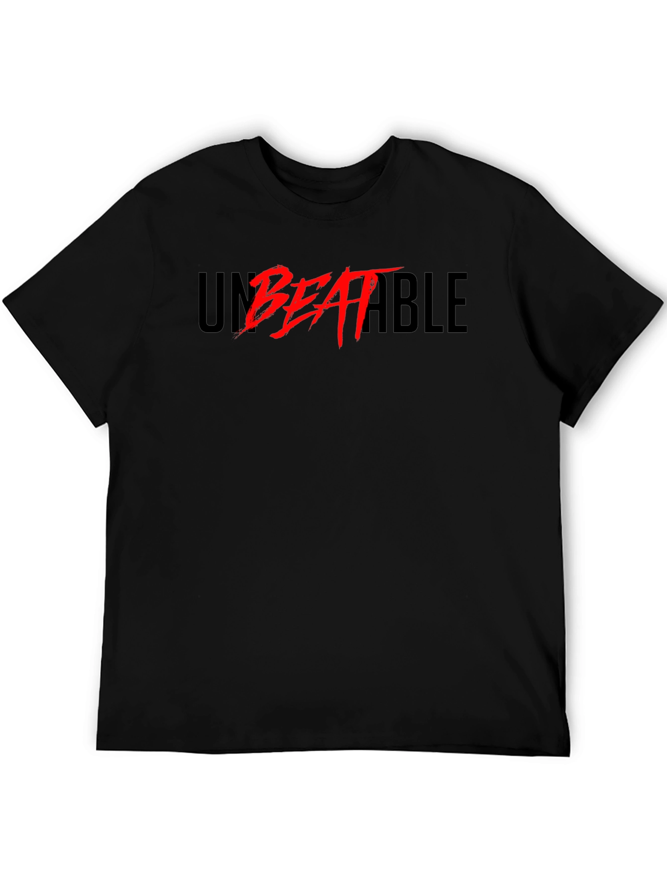 Unbeatable Graphic Print T-Shirt - Bold Statement Tee