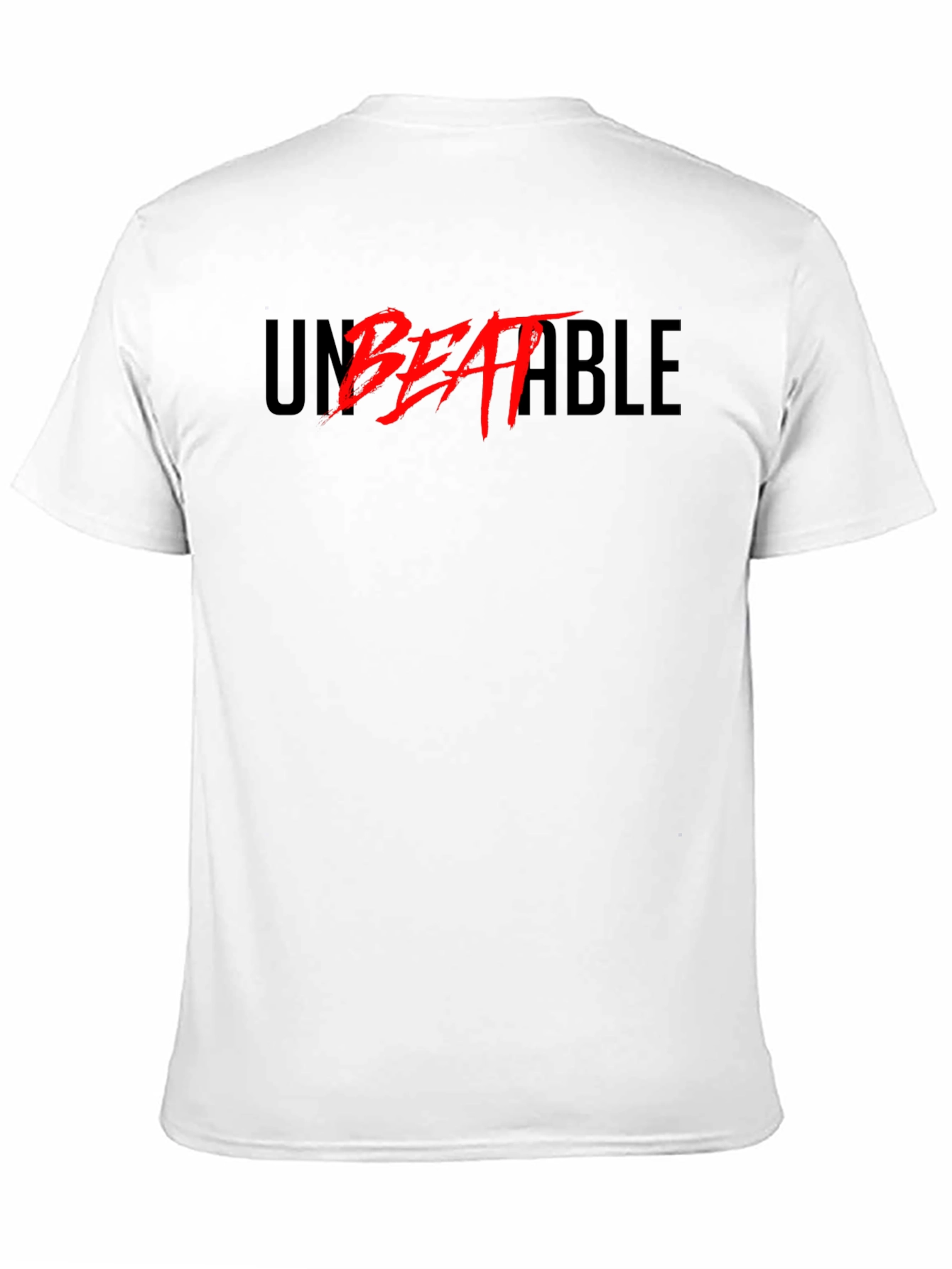 Unbeatable Graphic Print T-Shirt - Bold Statement Tee