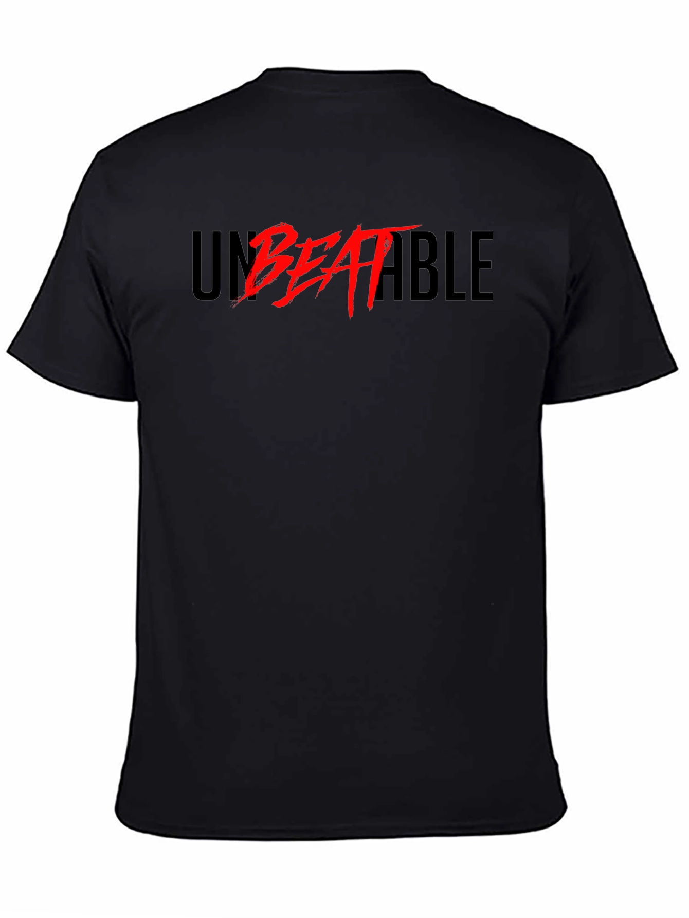 Unbeatable Graphic Print T-Shirt - Bold Statement Tee
