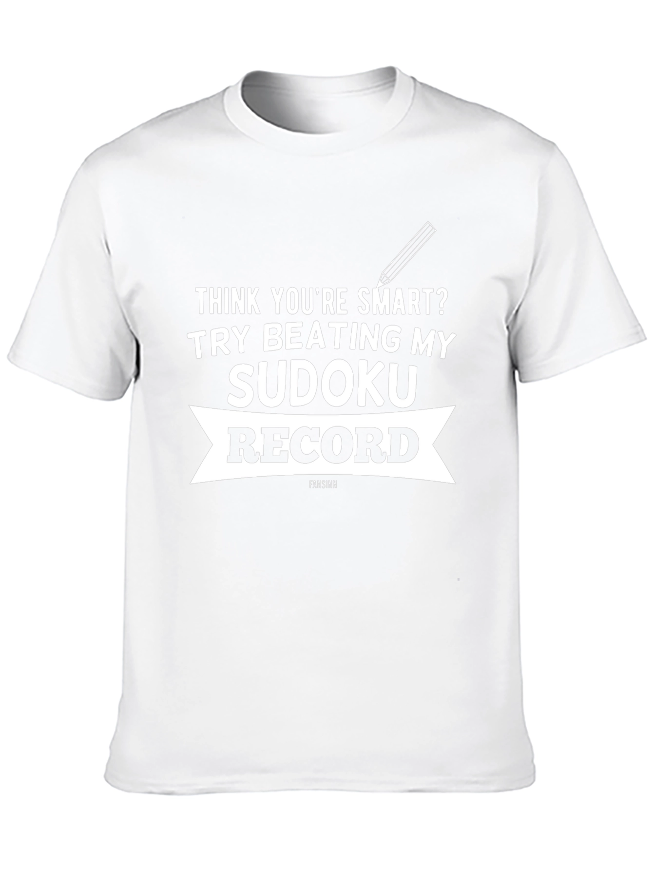 Think Youre Smart? Sudoku Record T-Shirt
