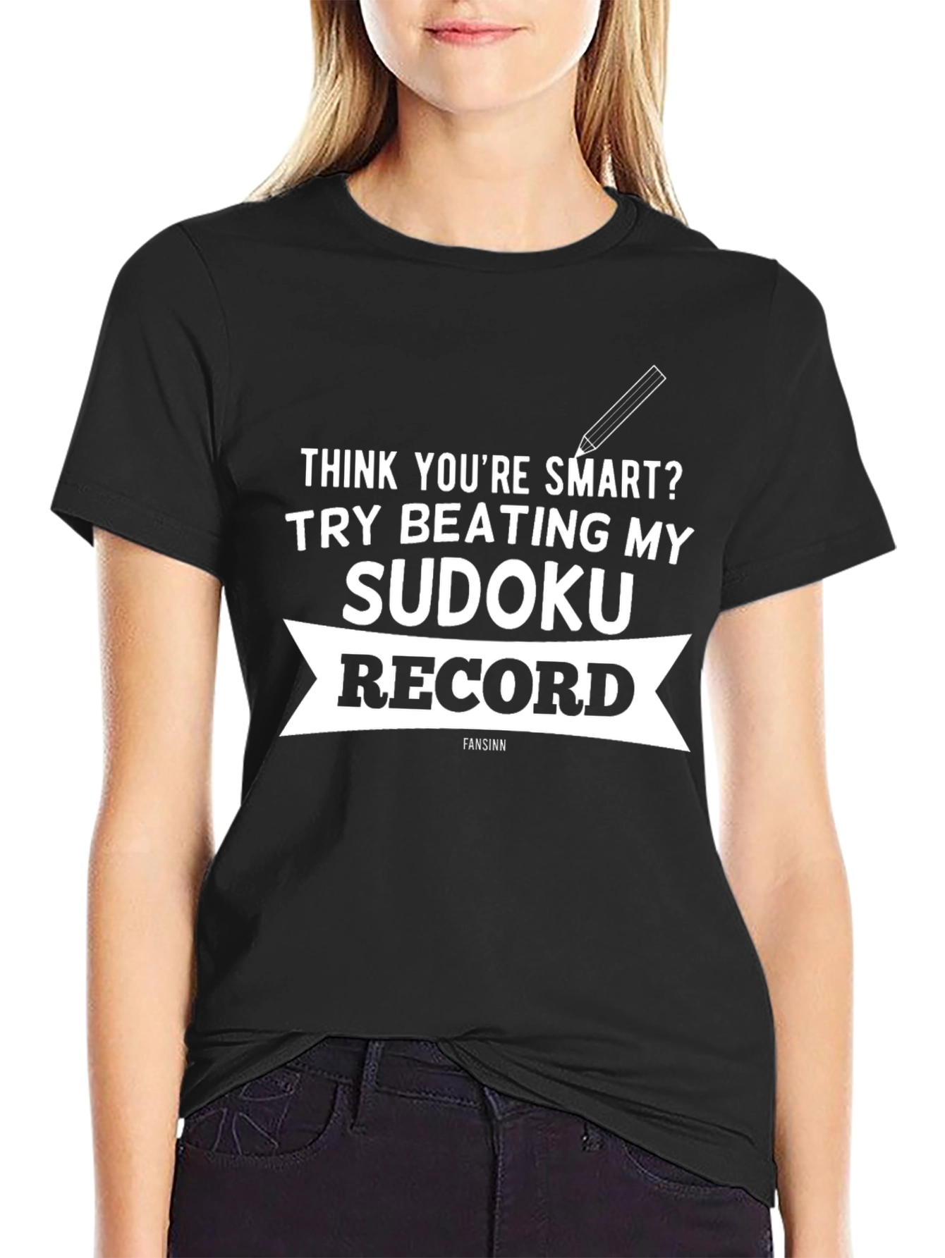 Think Youre Smart? Sudoku Record T-Shirt