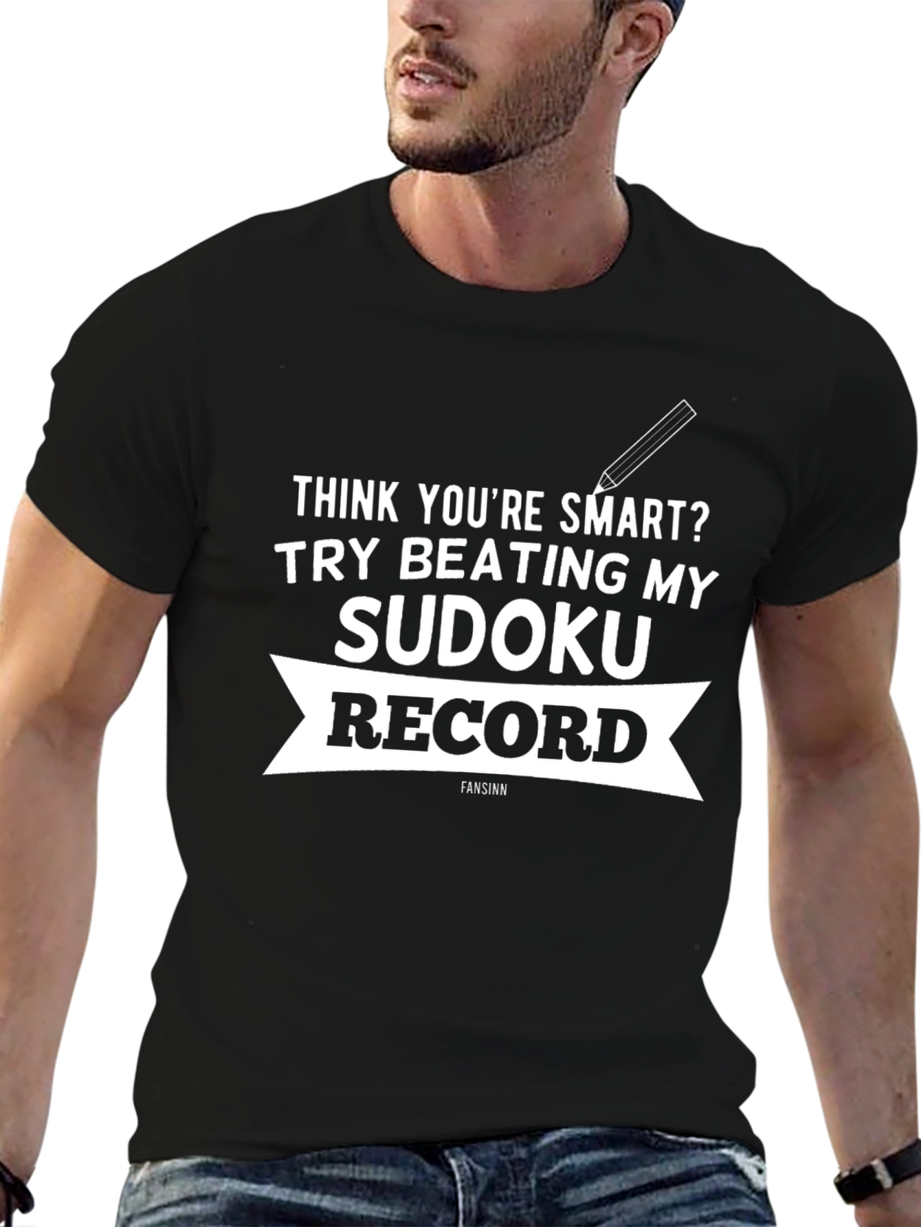 Think Youre Smart? Sudoku Record T-Shirt