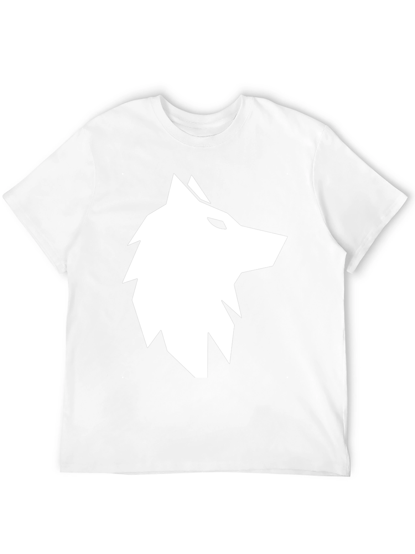 Wolf Graphic Print Black T-Shirt