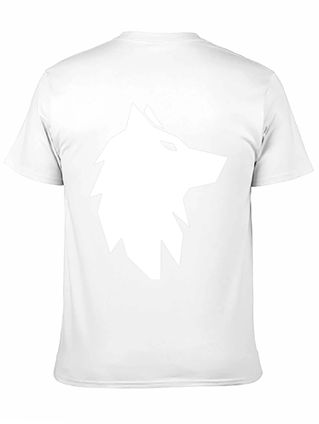 Wolf Graphic Print Black T-Shirt