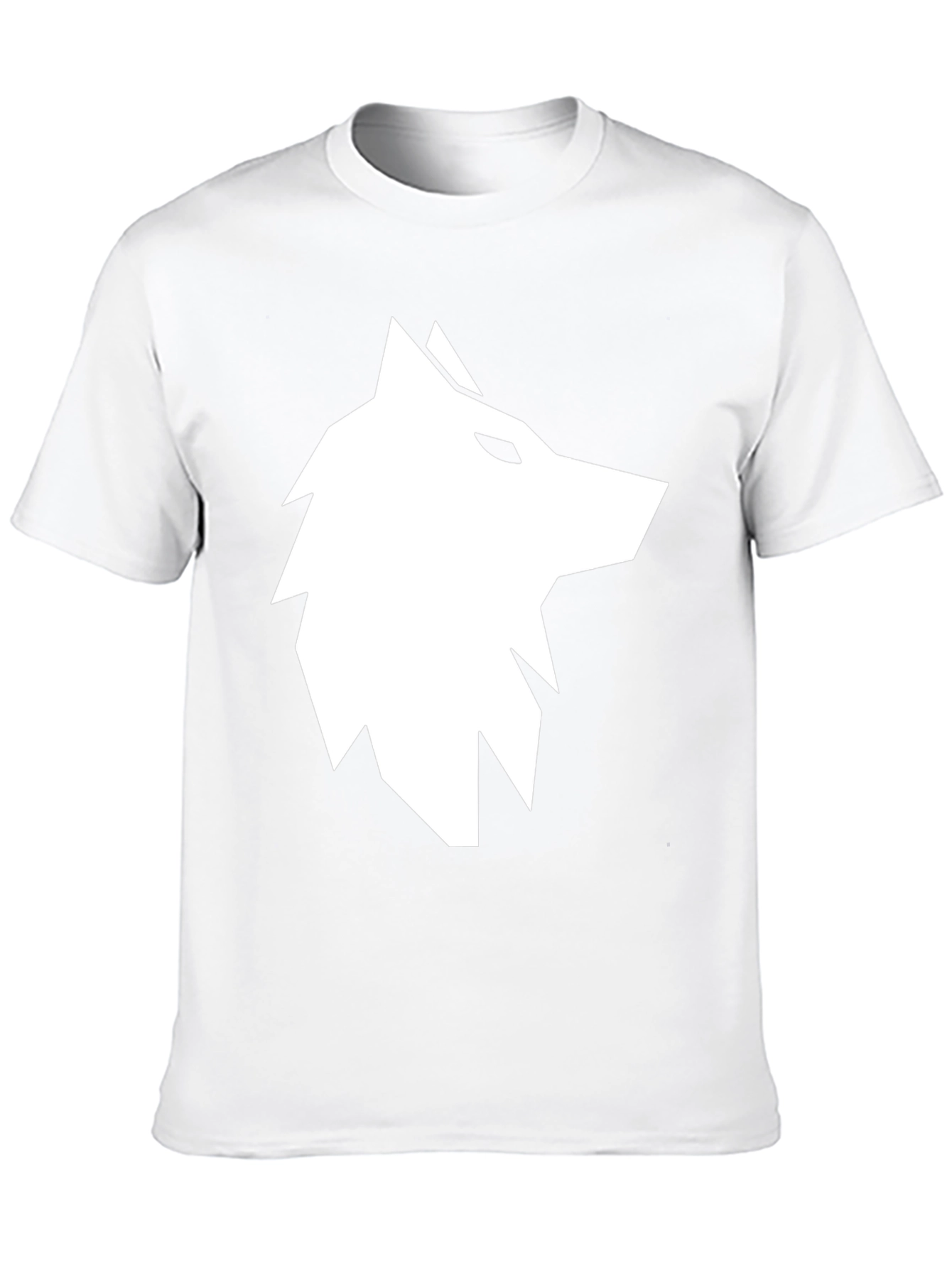 Wolf Graphic Print Black T-Shirt