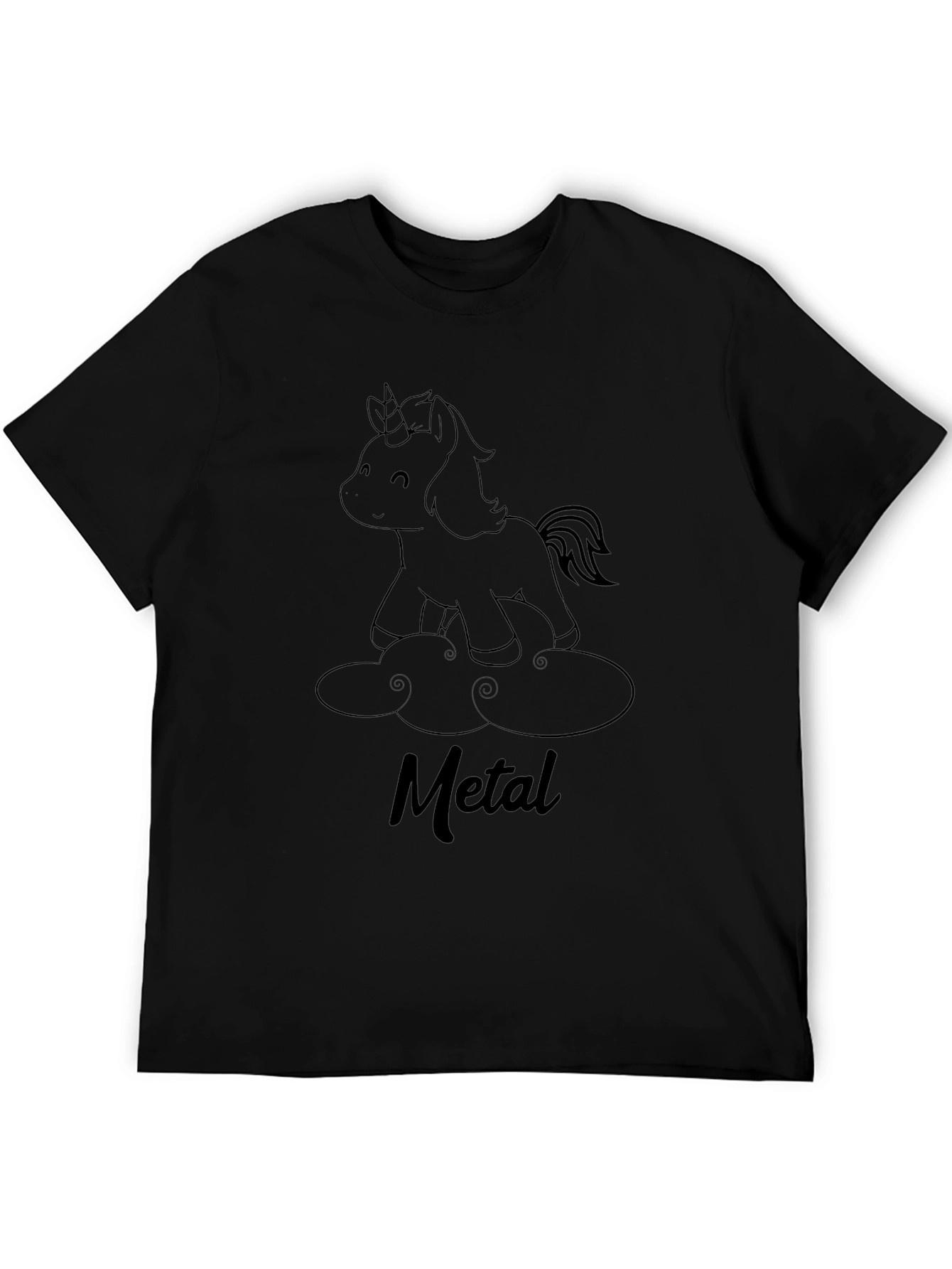 Unicorn Metal Band Graphic Tee