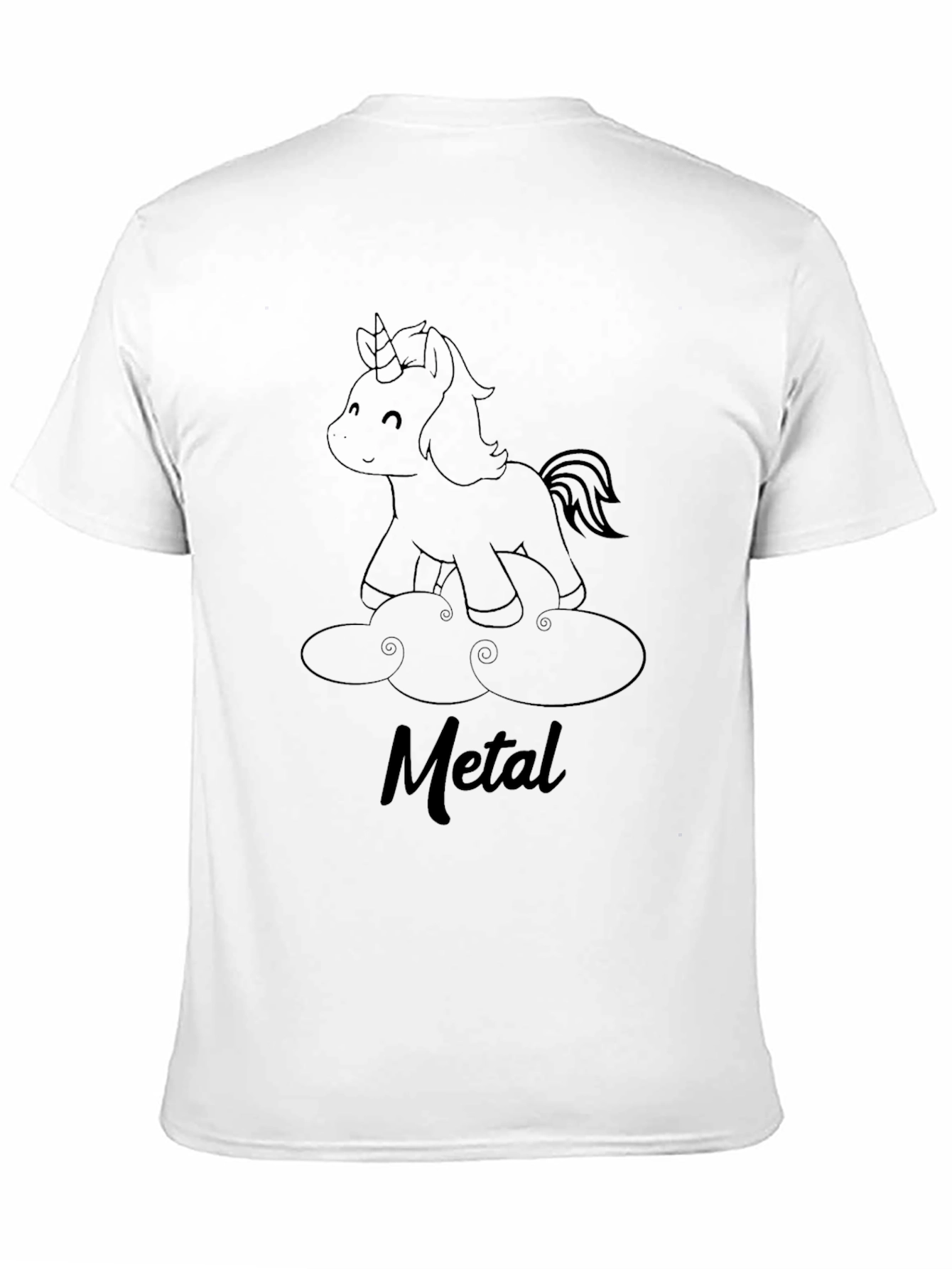 Unicorn Metal Band Graphic Tee