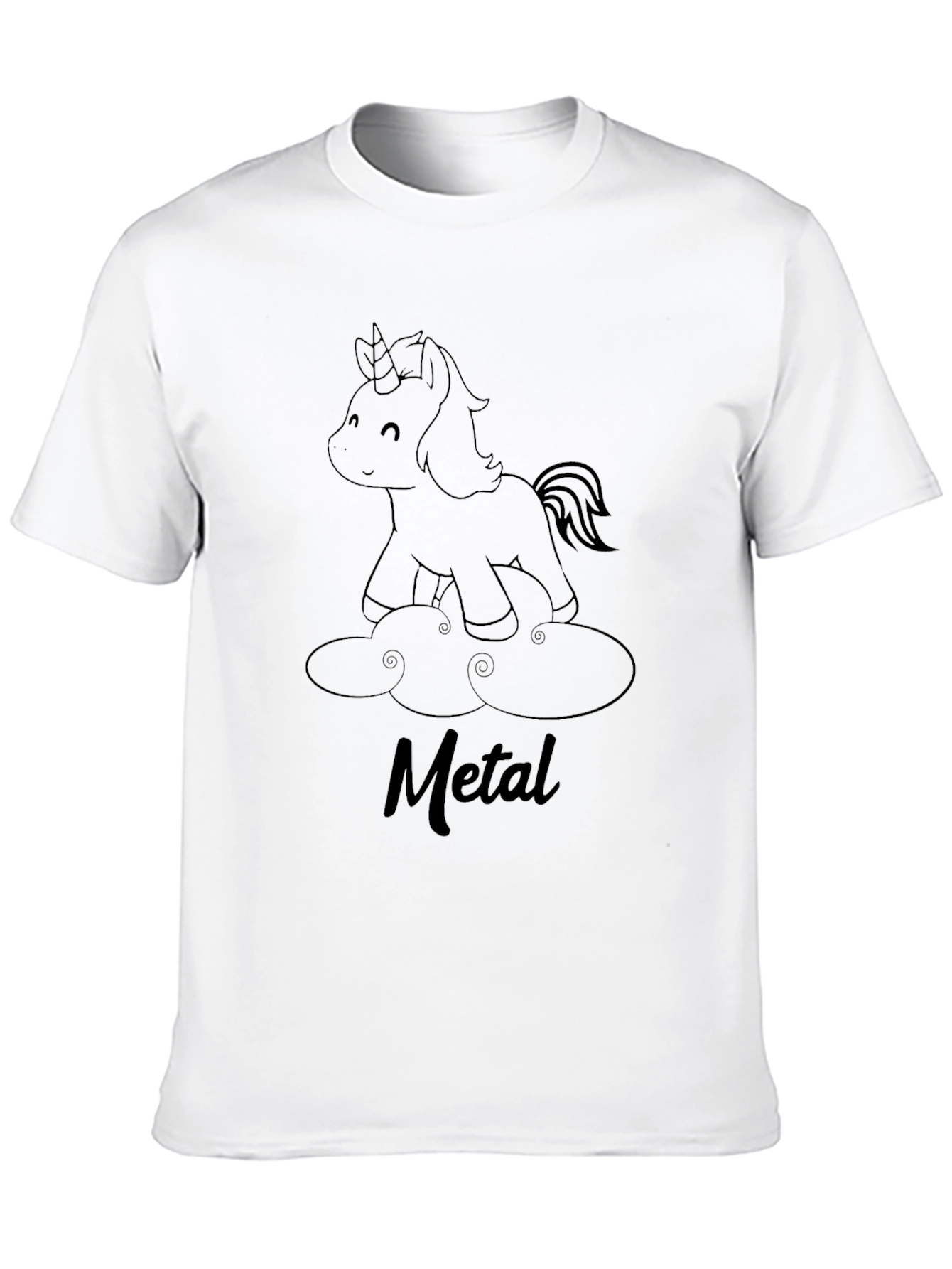 Unicorn Metal Band Graphic Tee