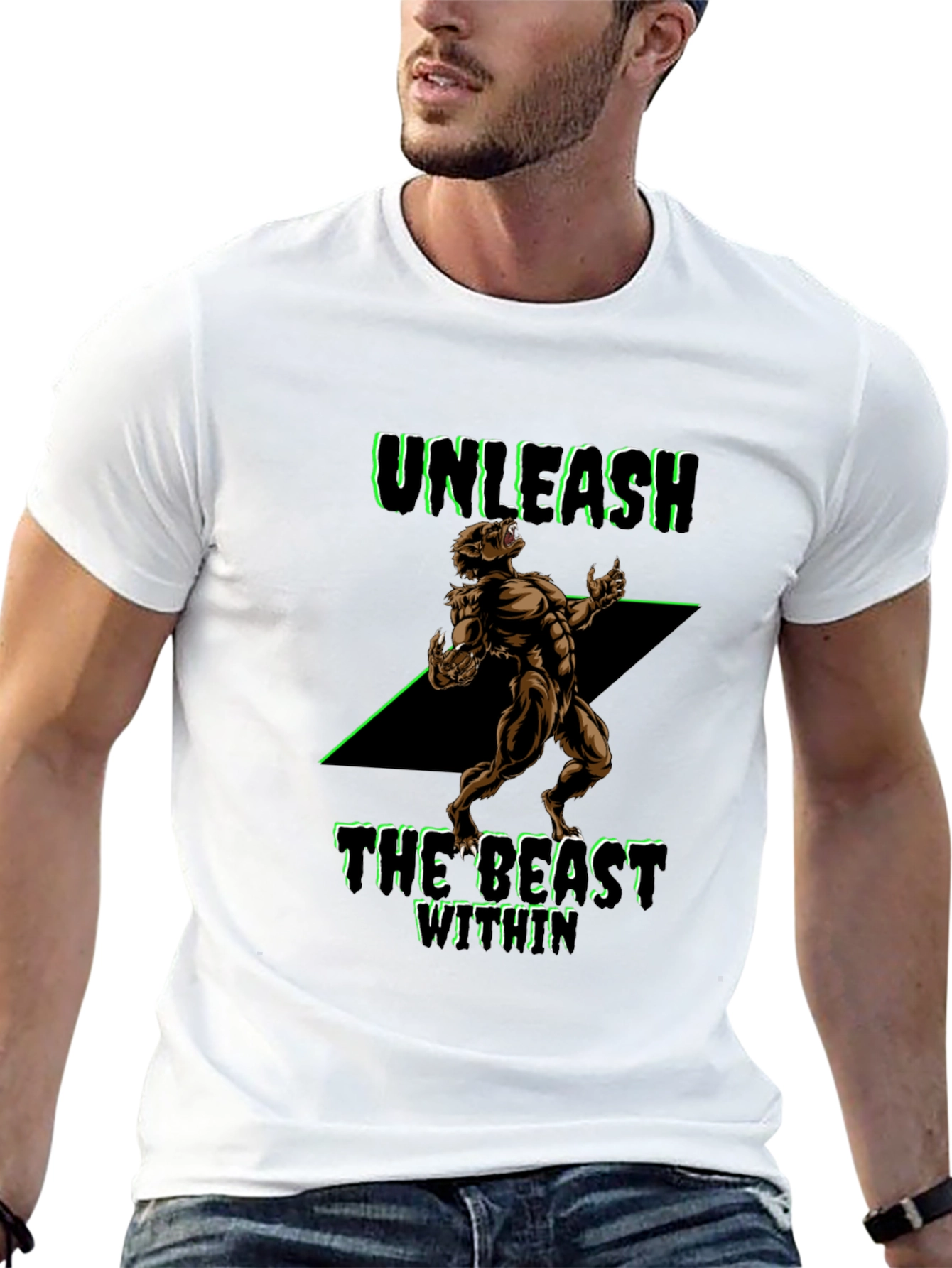 Unleash the Beast Within Graphic T-Shirt