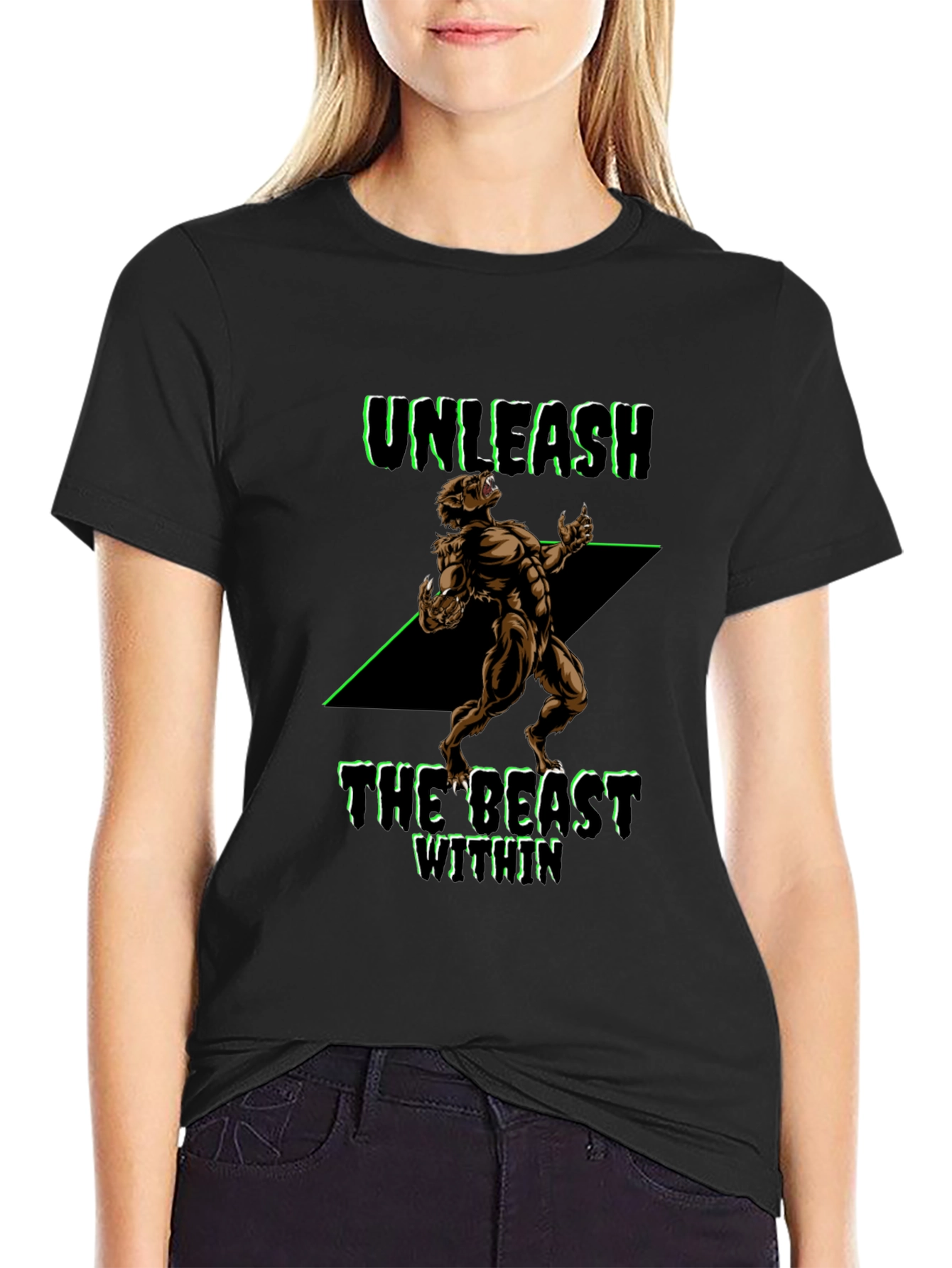 Unleash the Beast Within Graphic T-Shirt
