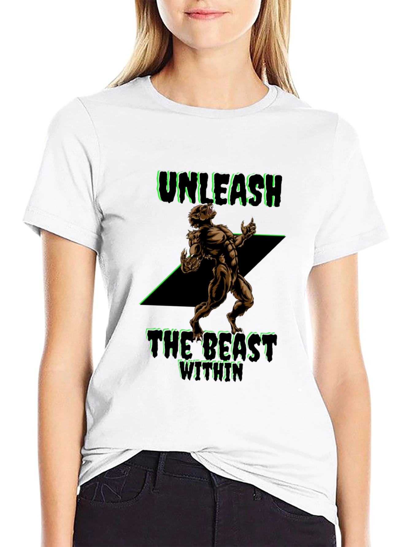Unleash the Beast Within Graphic T-Shirt