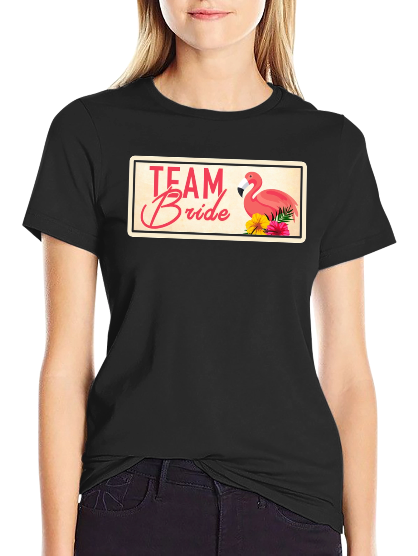 Team Bride Flamingo T-Shirt