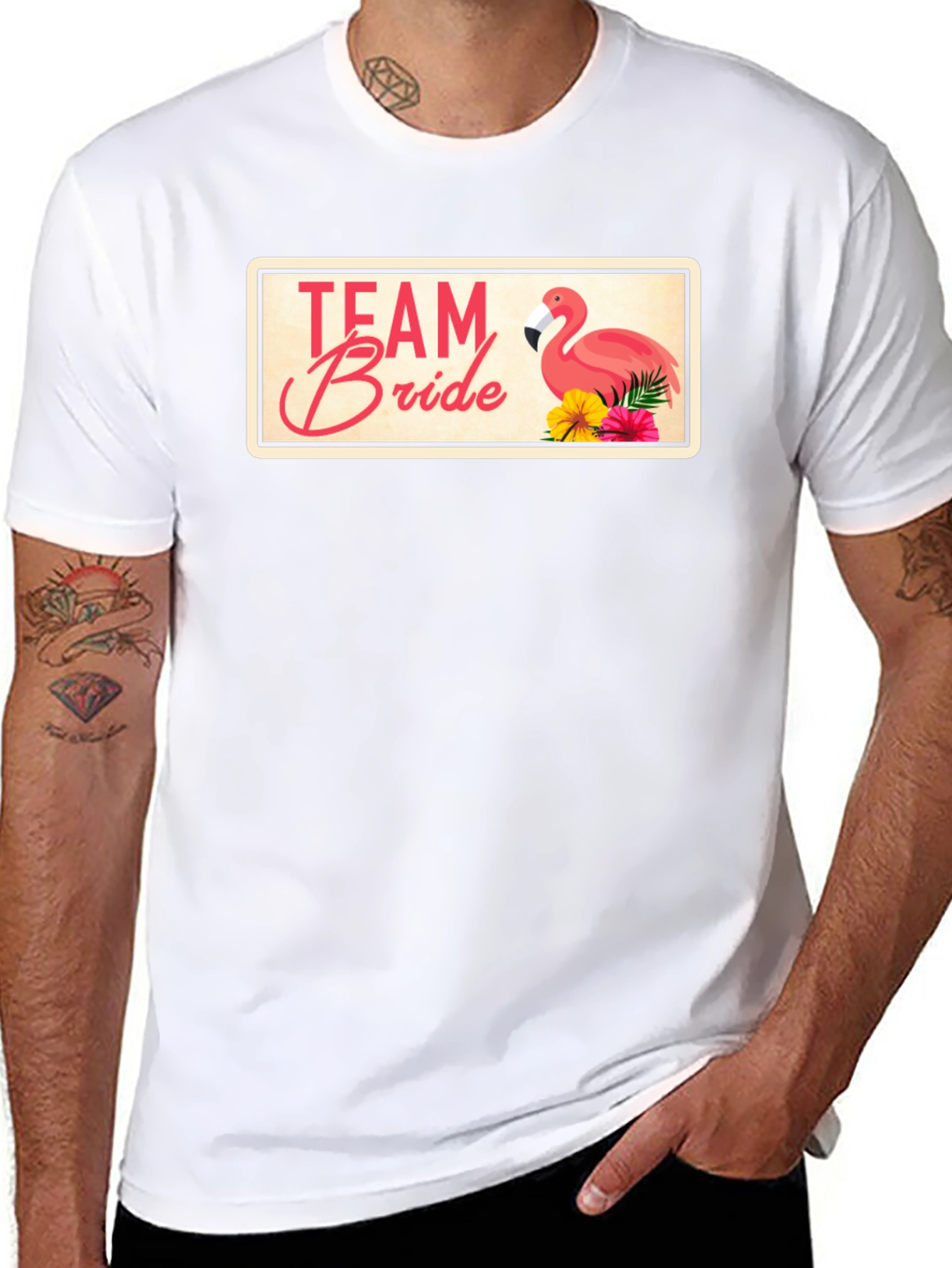 Team Bride Flamingo T-Shirt