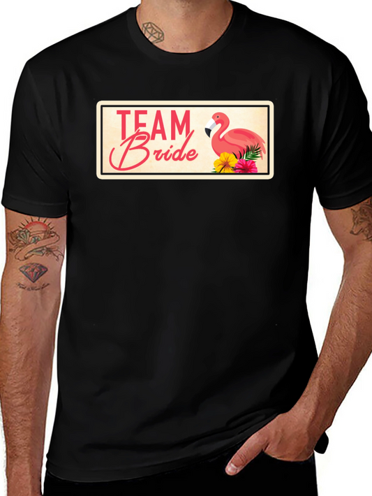 Team Bride Flamingo T-Shirt