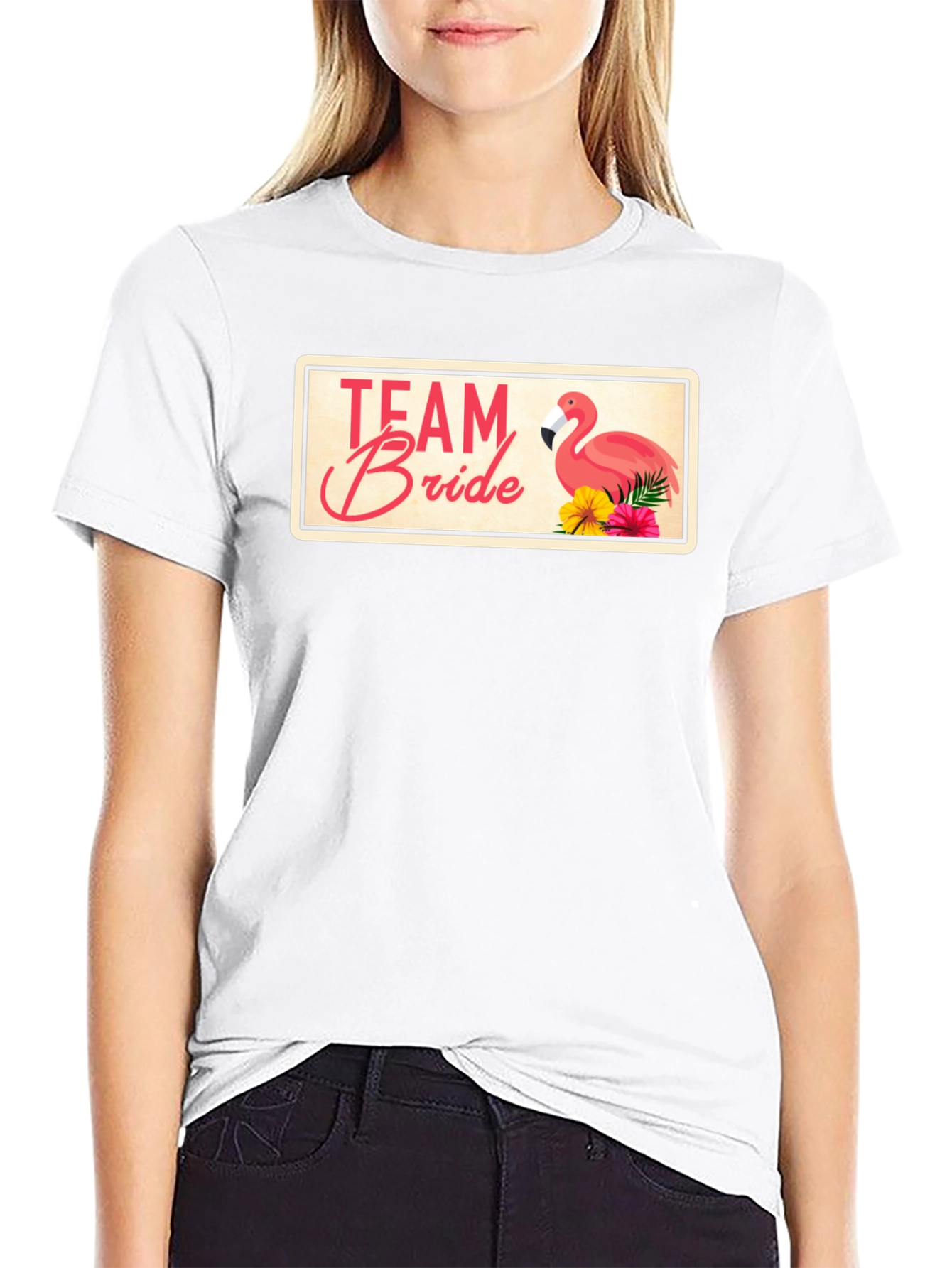 Team Bride Flamingo T-Shirt
