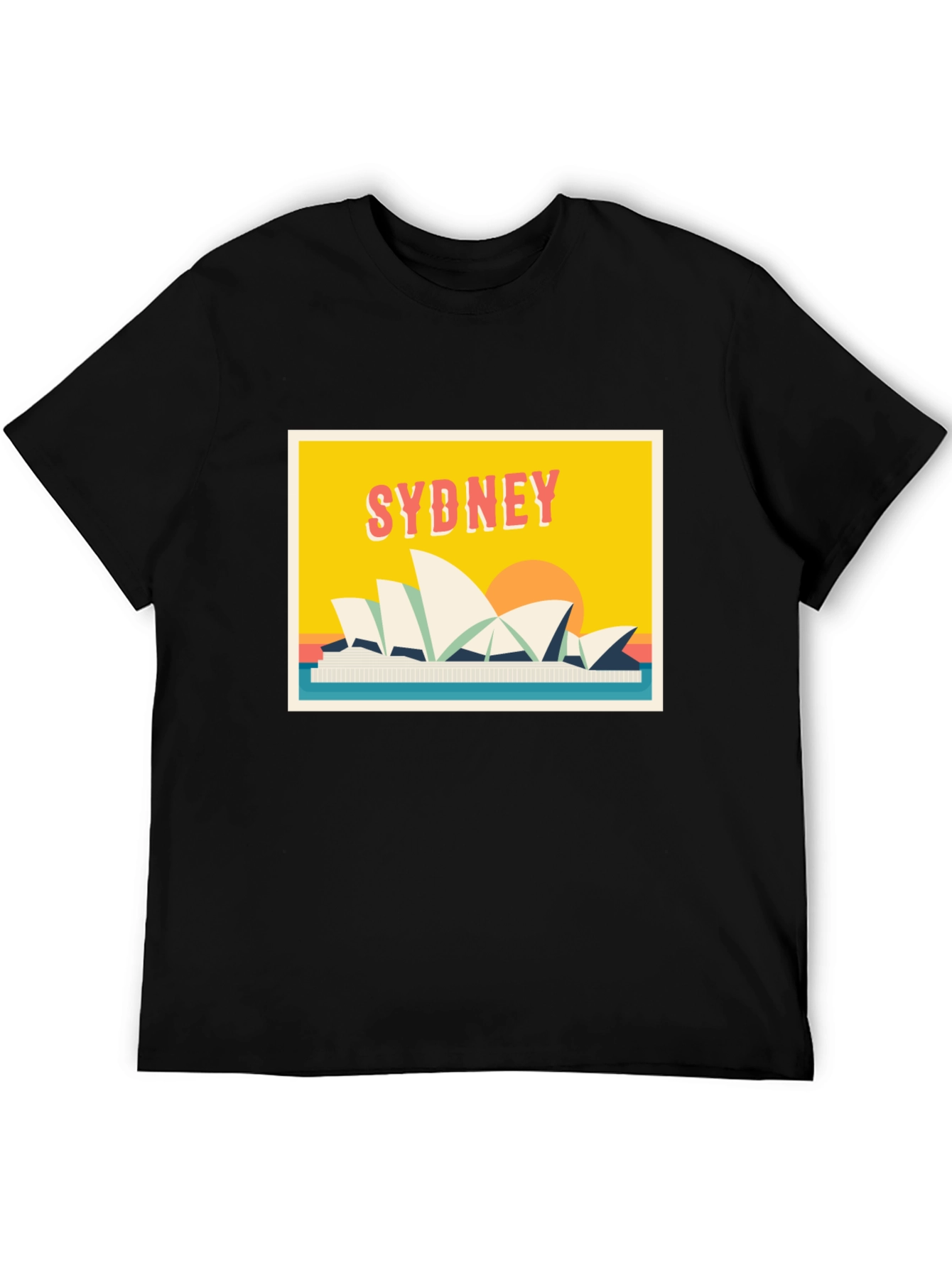 Sydney Opera House Graphic Tee - Retro Style