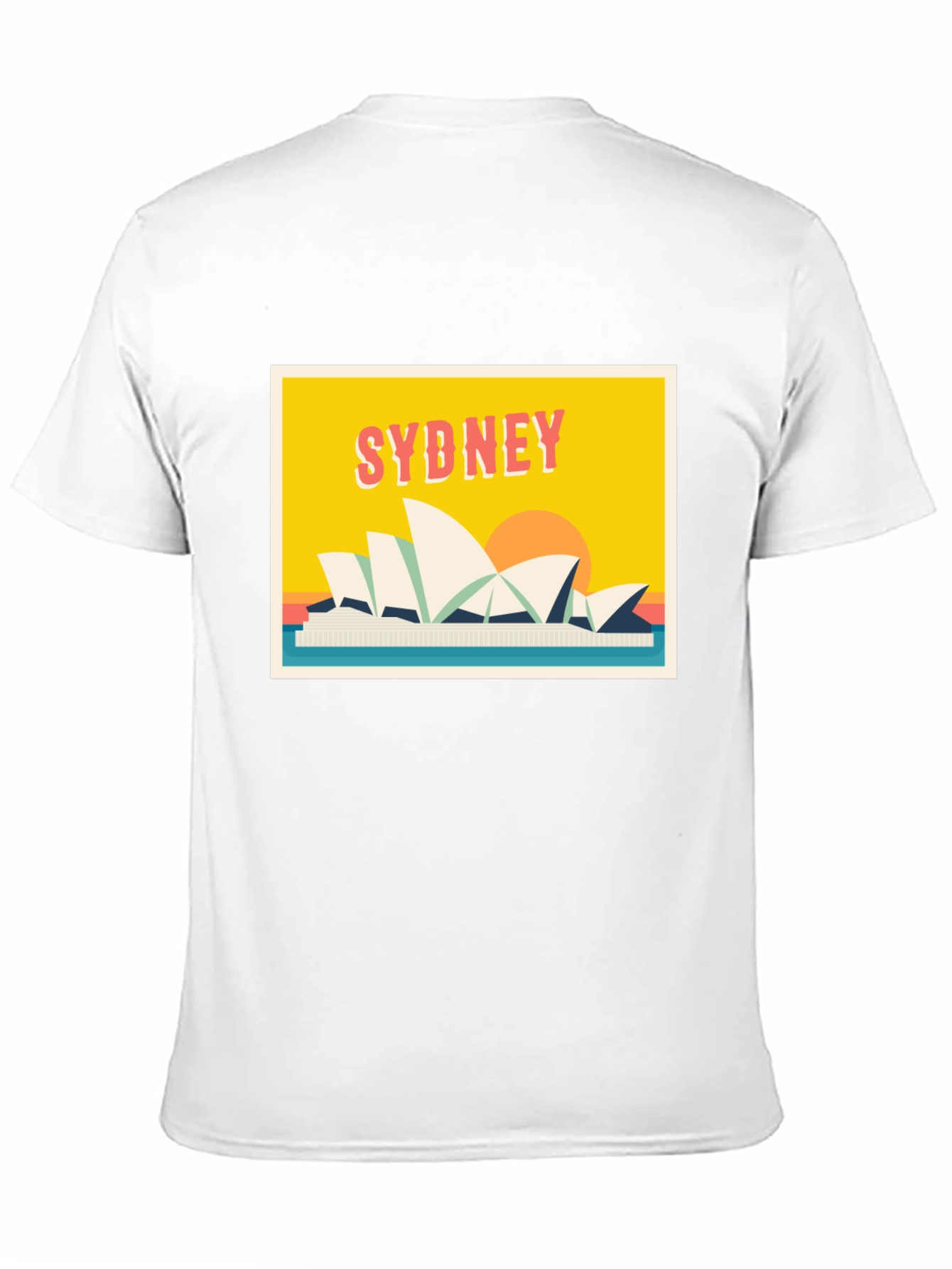 Sydney Opera House Graphic Tee - Retro Style