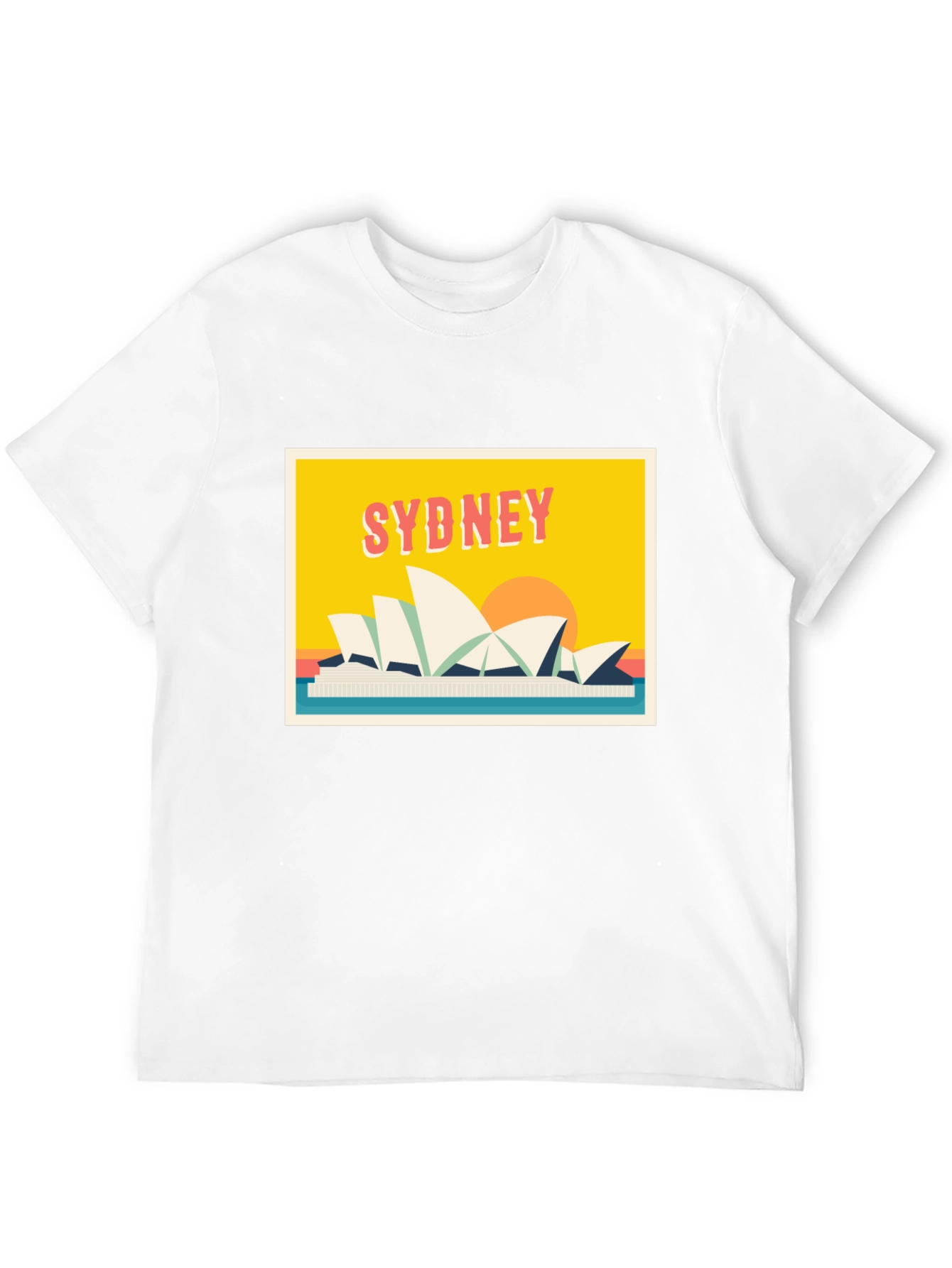Sydney Opera House Graphic Tee - Retro Style