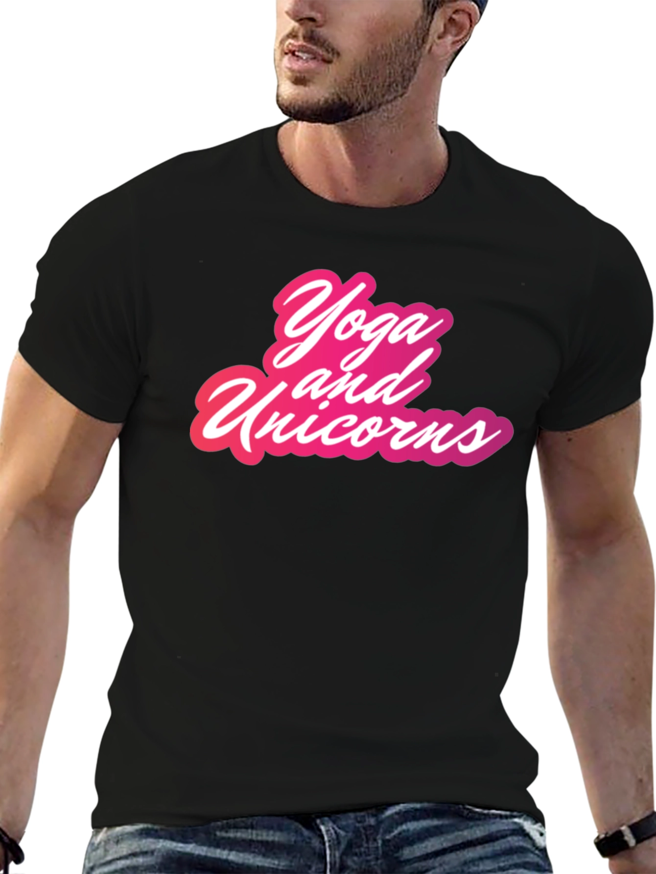 Yoga and Unicorns Graphic Tee