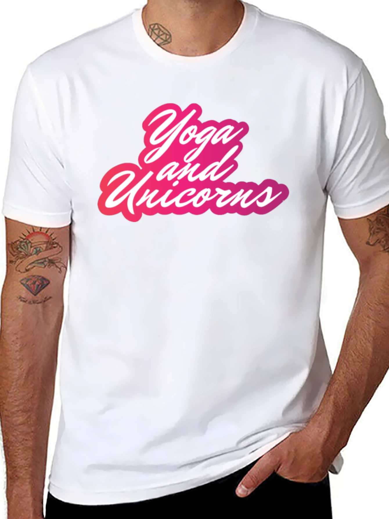 Yoga and Unicorns Graphic Tee