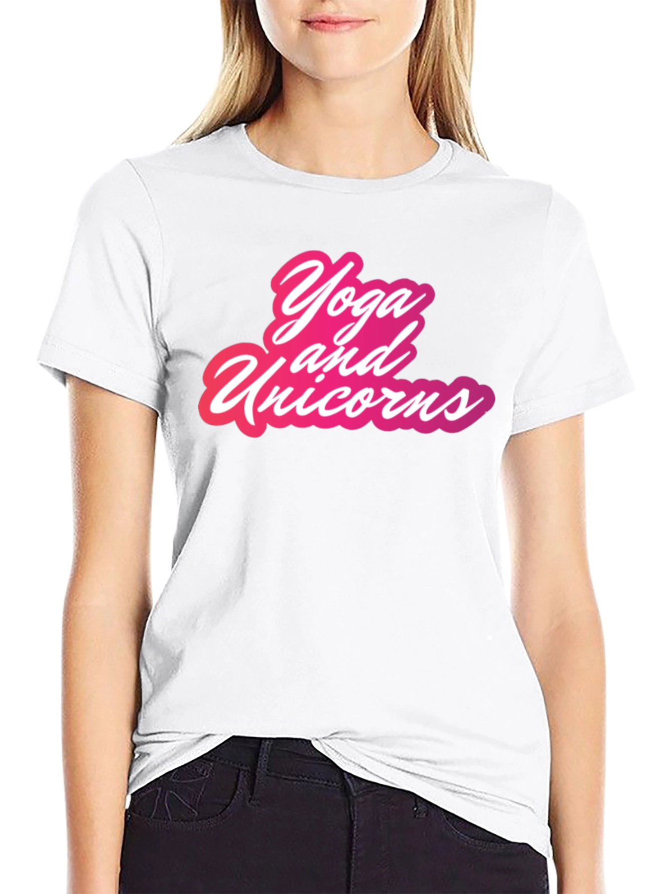 Yoga and Unicorns Graphic Tee